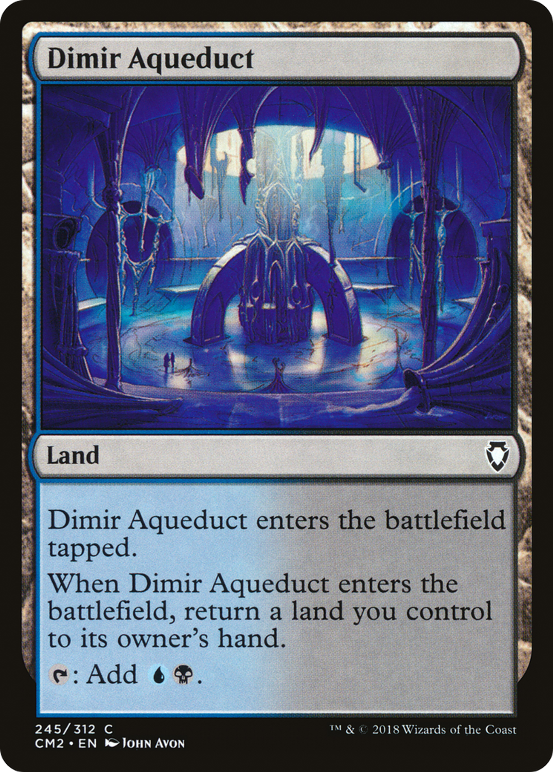 Dimir Aqueduct — Commander Anthology Volume II — Magic: The Gathering