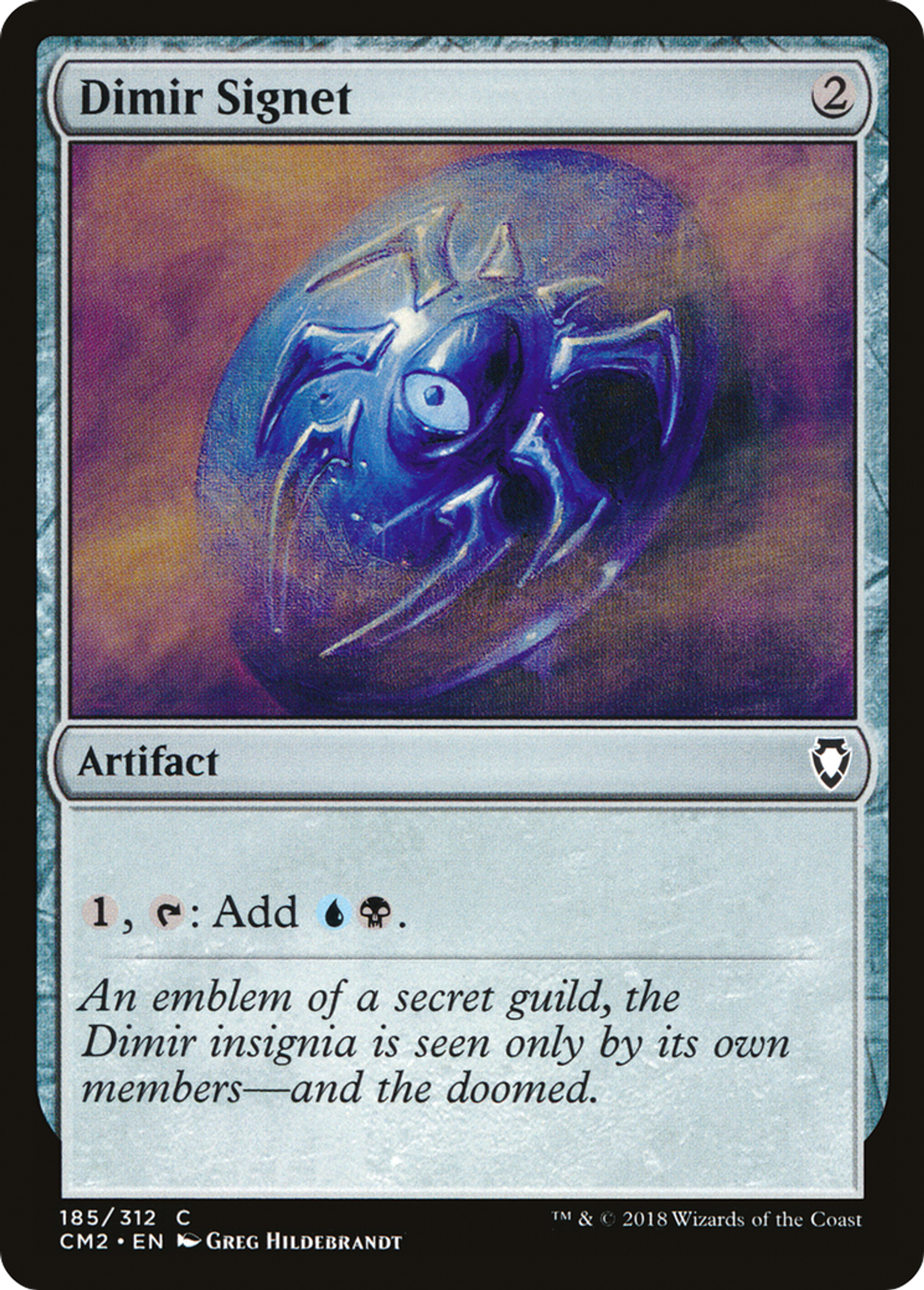 Cachet de Dimir — Commander Anthology Volume II — Magic: The Gathering