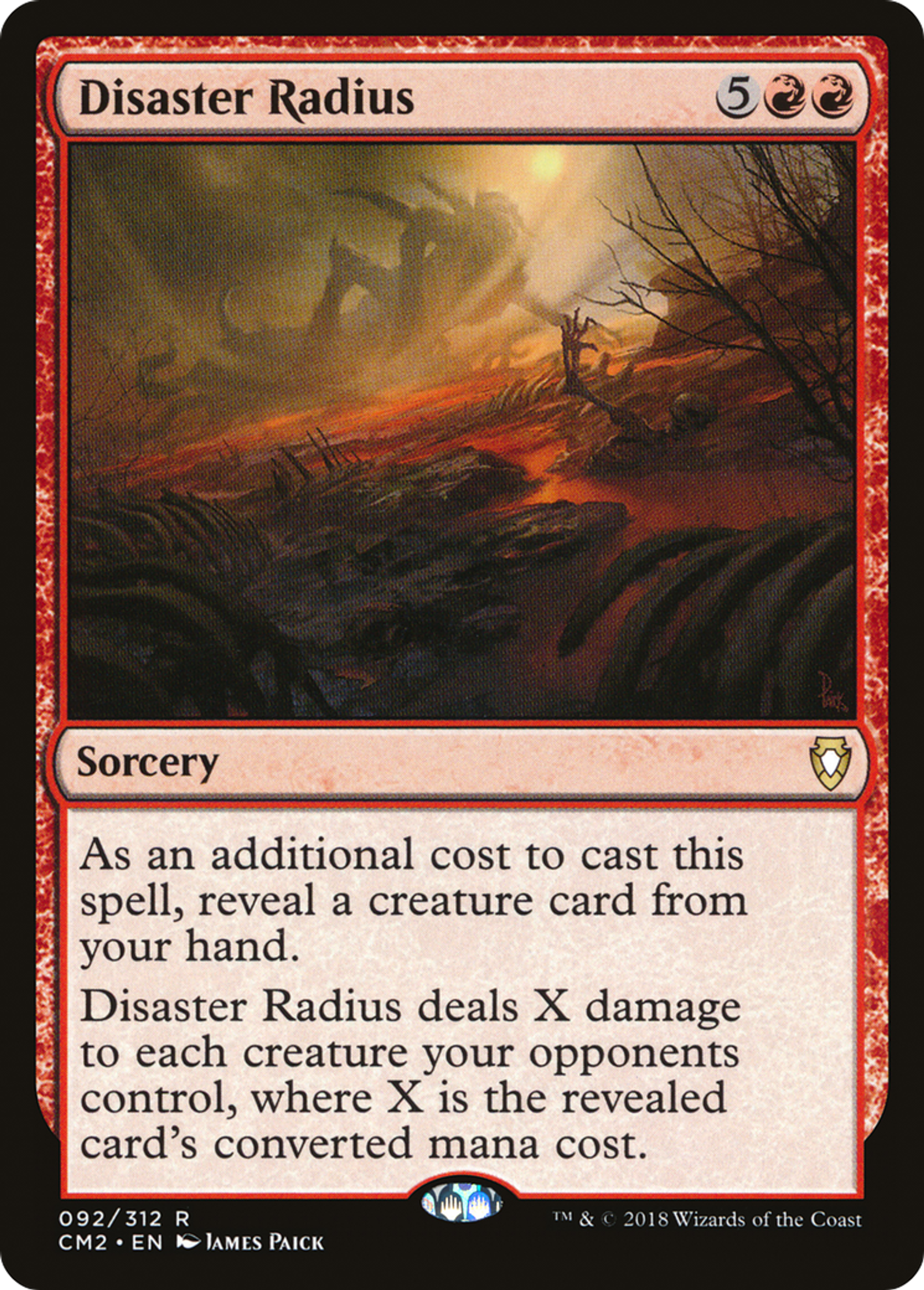 Disaster Radius — Commander Anthology Volume II — Magic: The Gathering