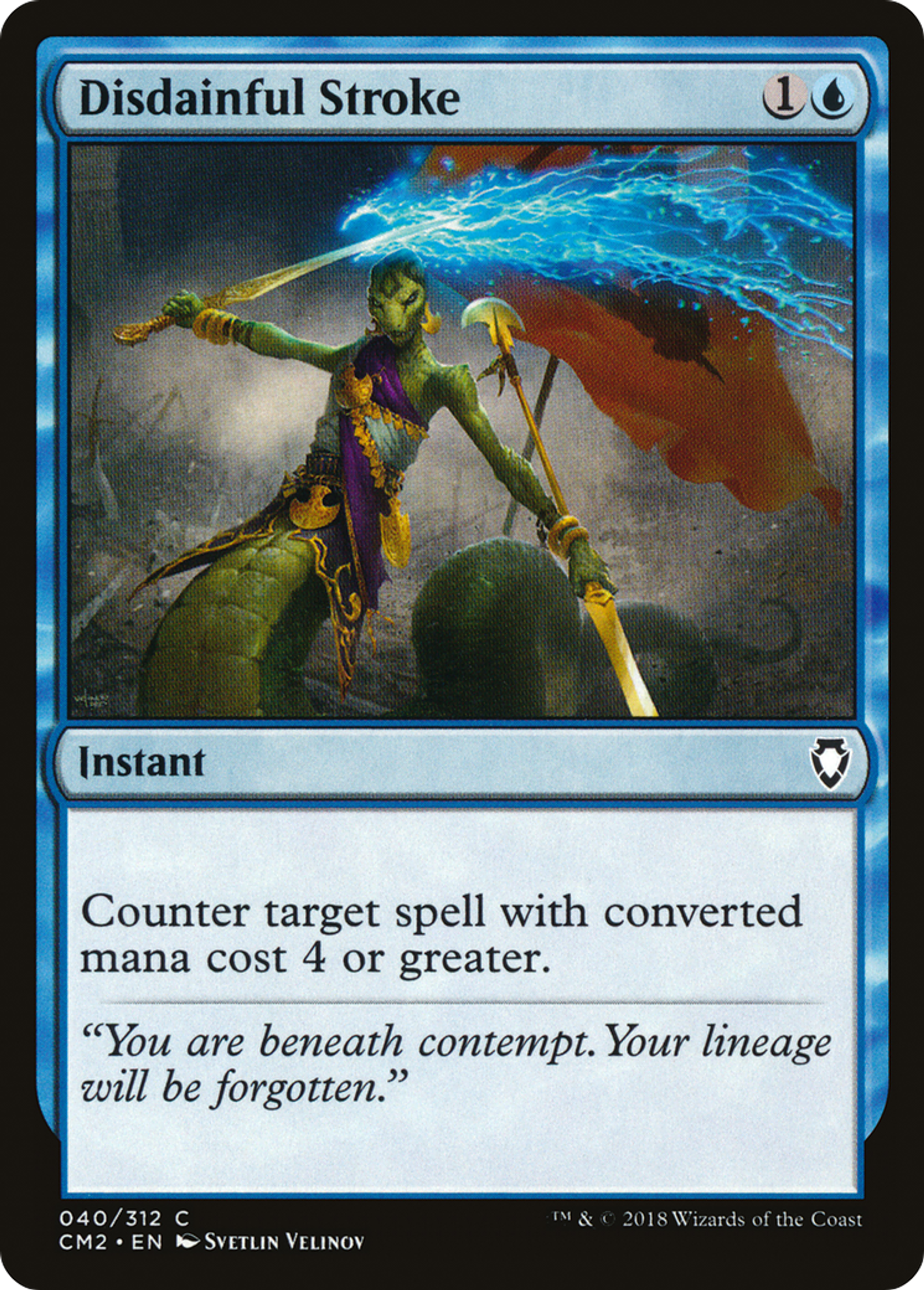 Disdainful Stroke — Commander Anthology Volume II — Magic: The Gathering