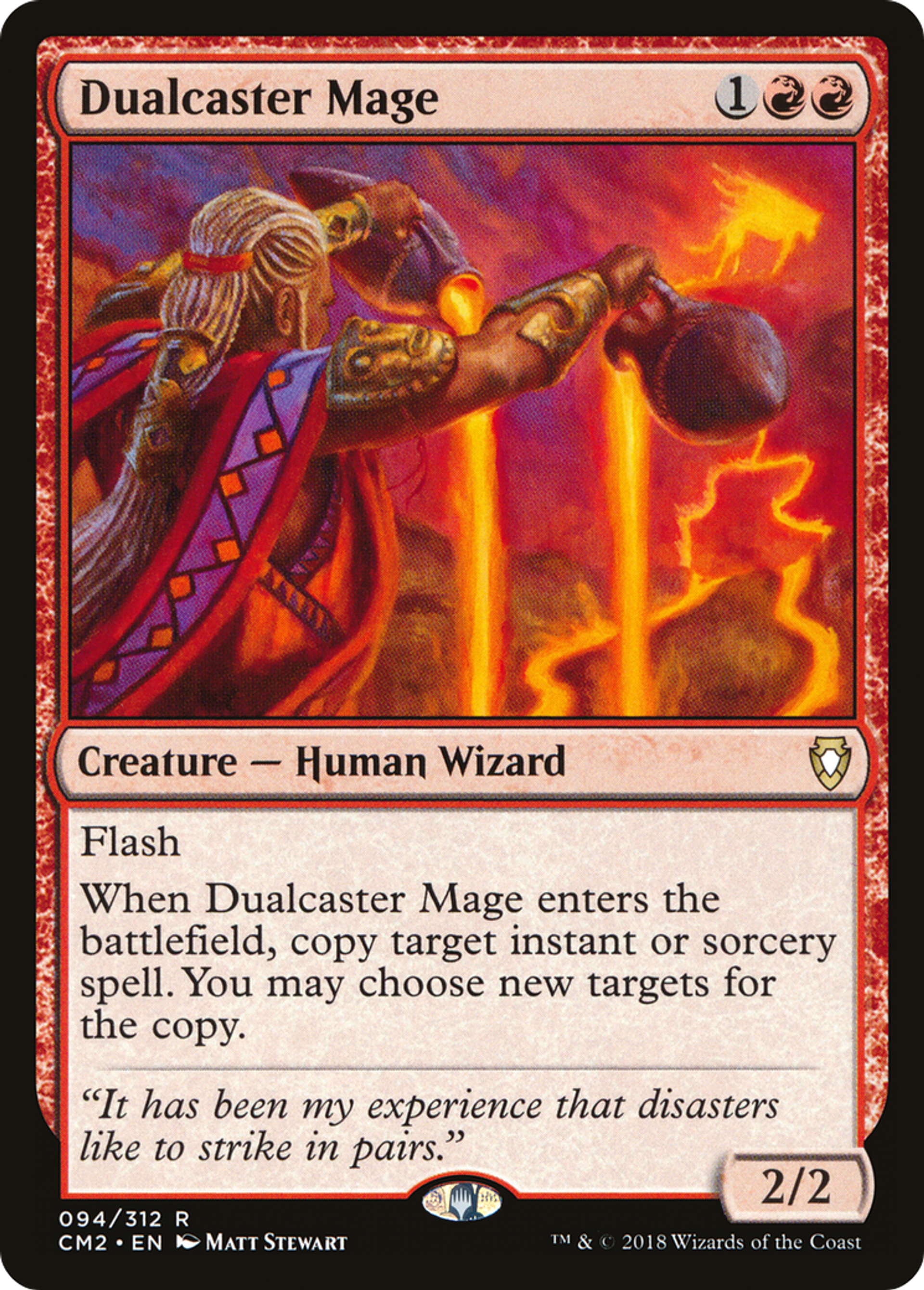 Dualcaster Mage — Commander Anthology Volume II — Magic: The Gathering