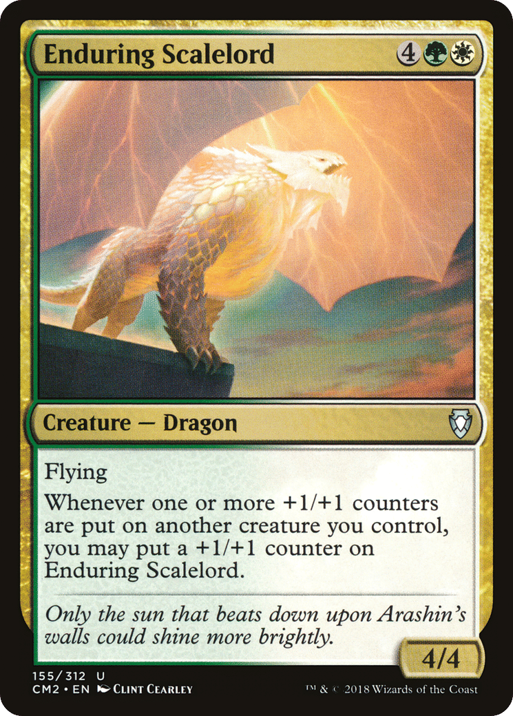 Enduring Scalelord — Commander Anthology Volume II — Magic: The Gathering