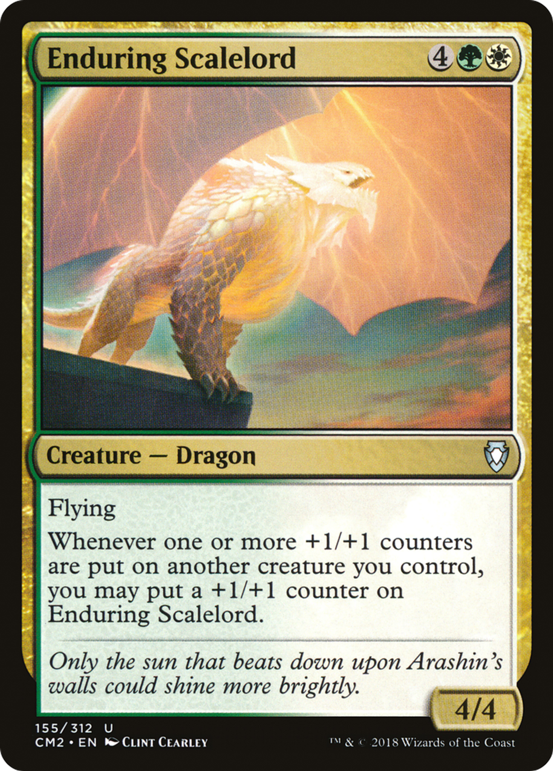 Enduring Scalelord — Commander Anthology Volume II — Magic: The Gathering