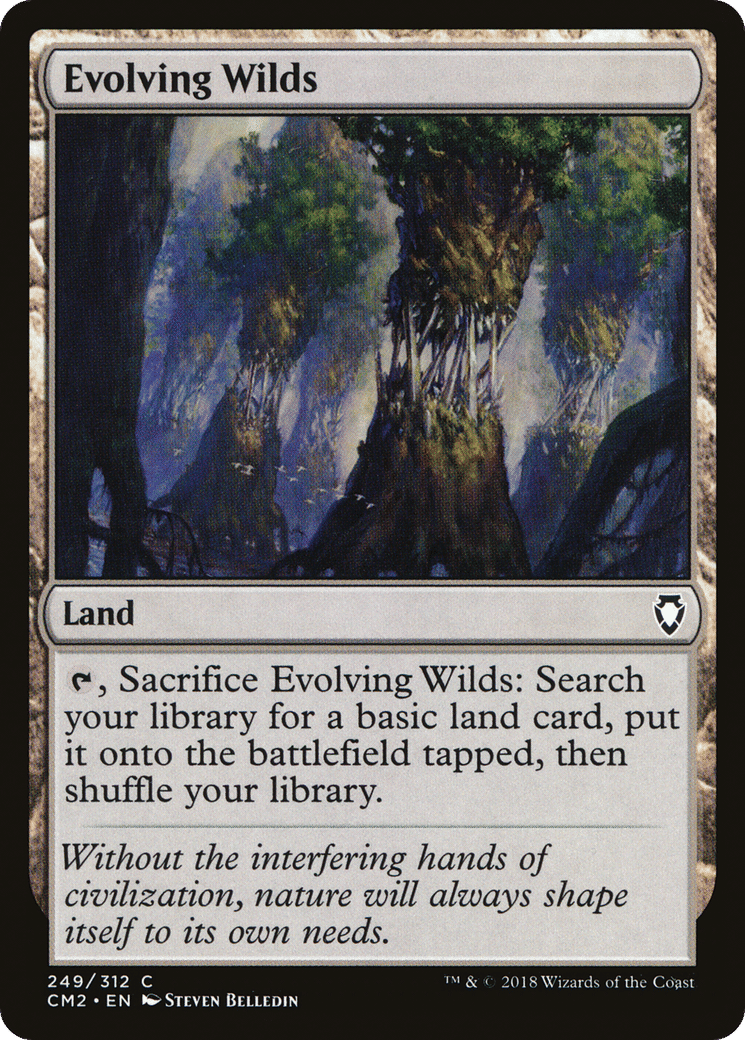Evolving Wilds — Commander Anthology Volume II — Magic: The Gathering