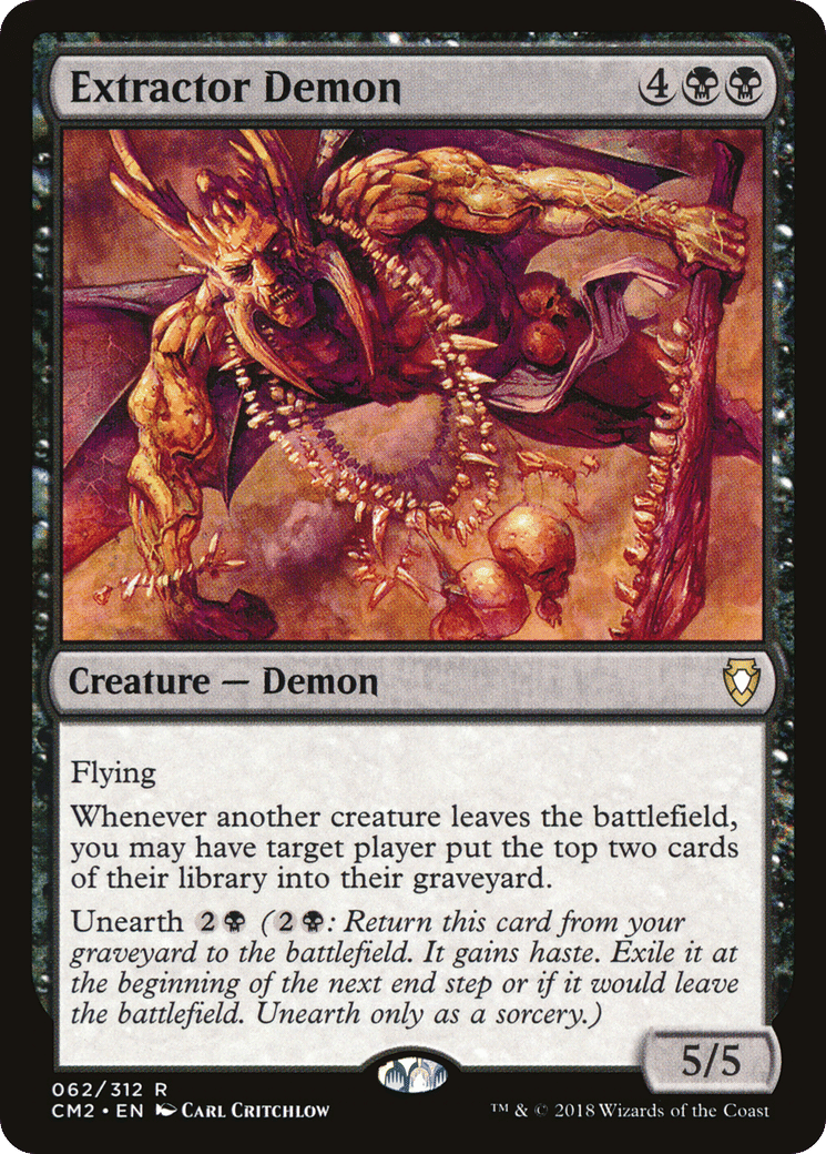 Extractor Demon — Commander Anthology Volume II — Magic: The Gathering