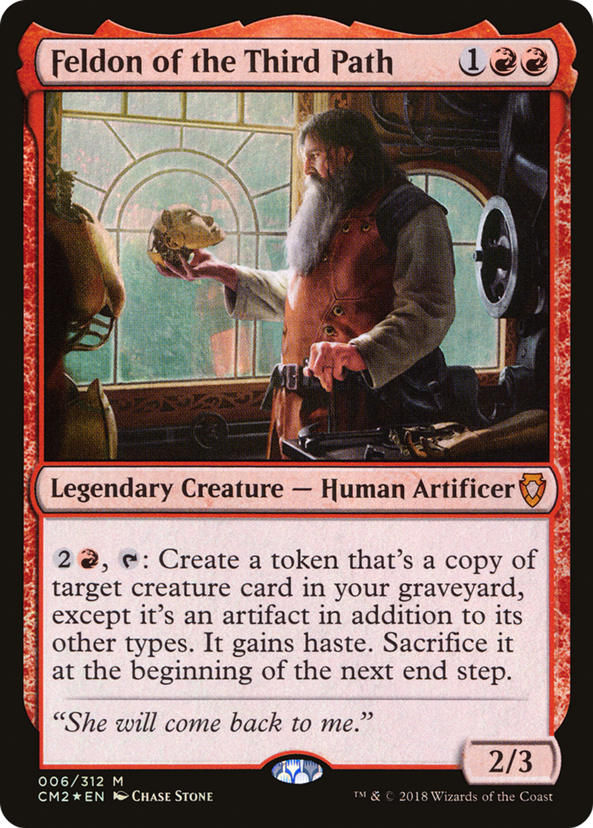 Feldon of the Third Path — Commander Anthology Volume II — Magic: The Gathering