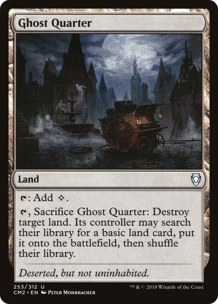 Ghost Quarter — Commander Anthology Volume II — Magic: The Gathering