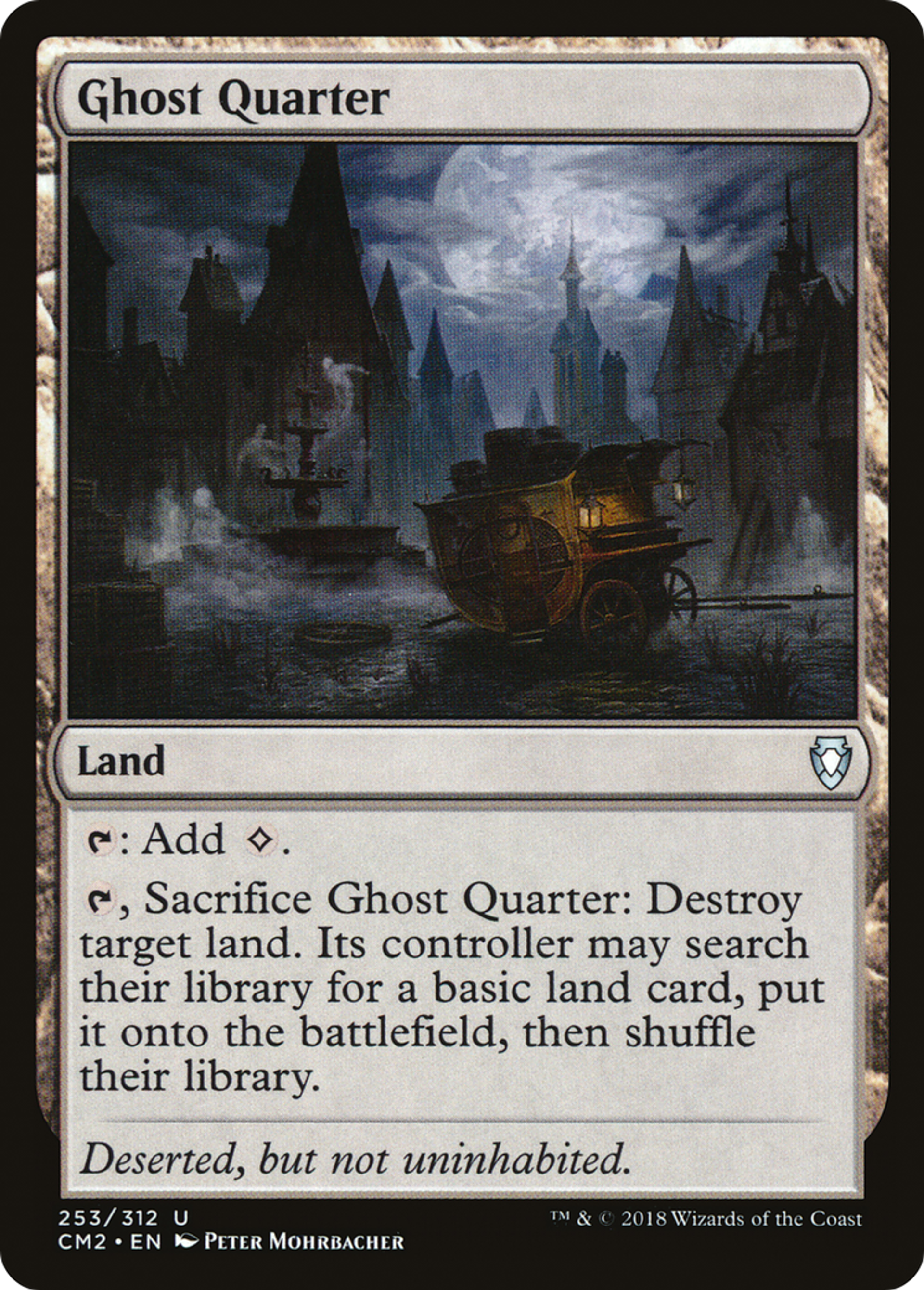 Ghost Quarter — Commander Anthology Volume II — Magic: The Gathering