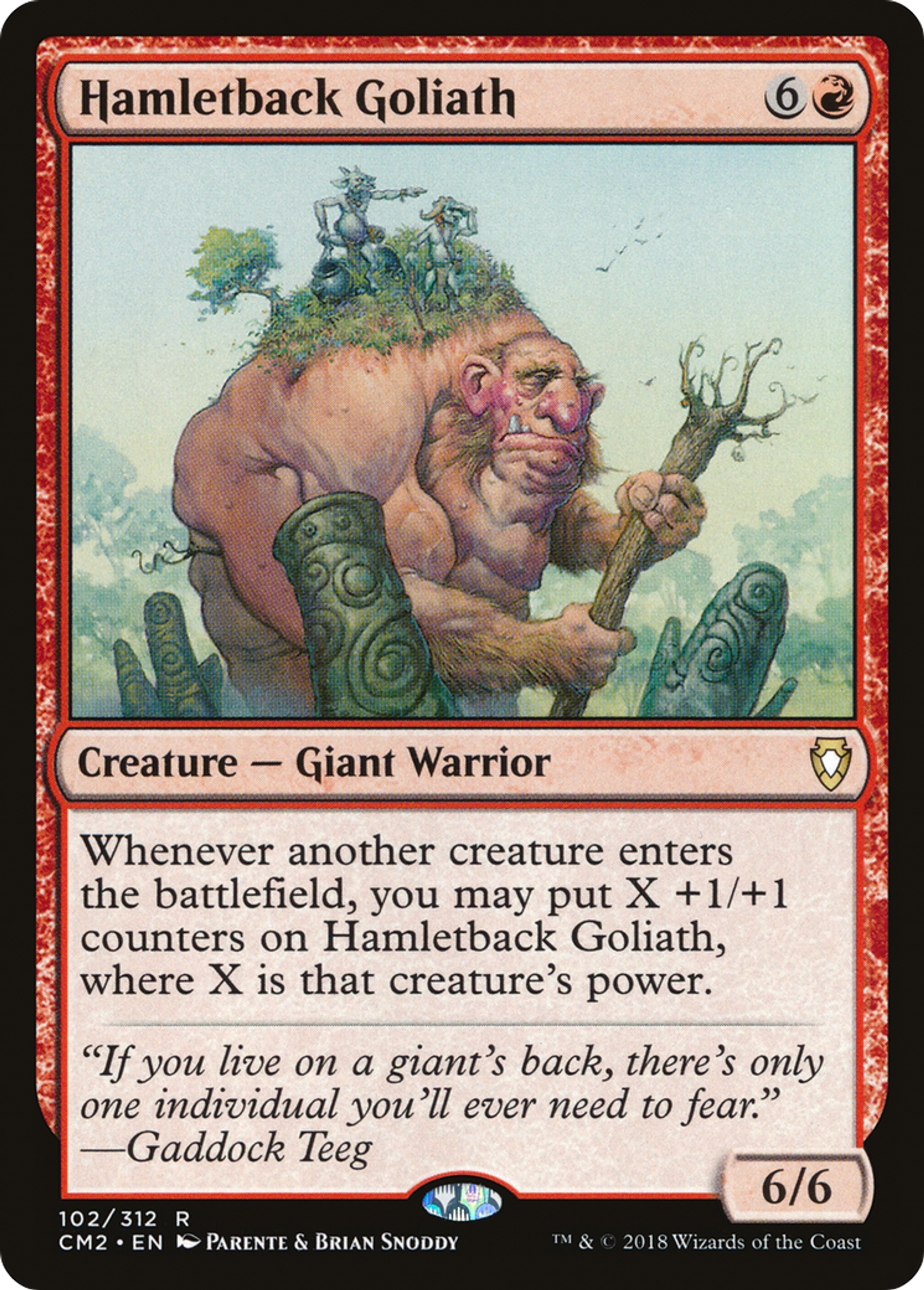 Hamletback Goliath — Commander Anthology Volume II — Magic: The Gathering