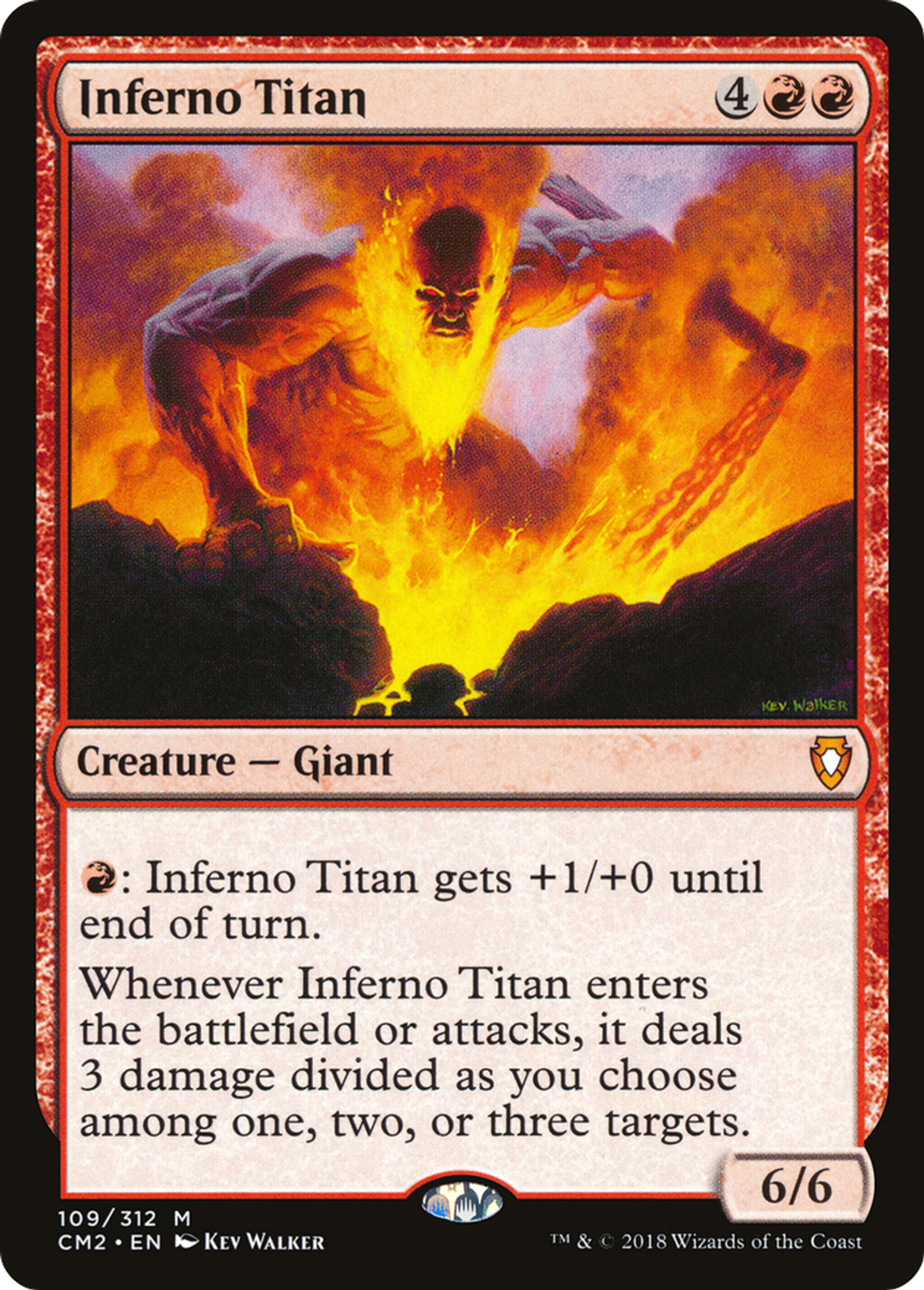 Inferno Titan — Commander Anthology Volume II — Magic: The Gathering