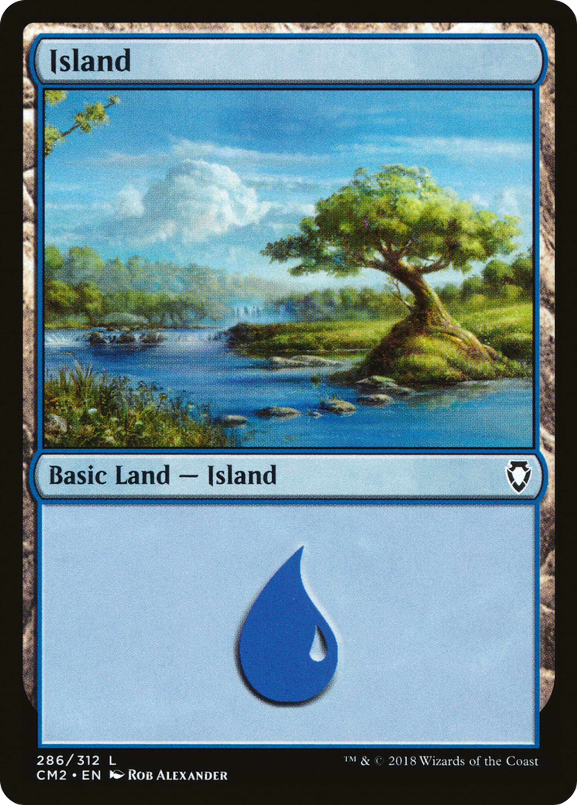 Island — Commander Anthology Volume II — Magic: The Gathering