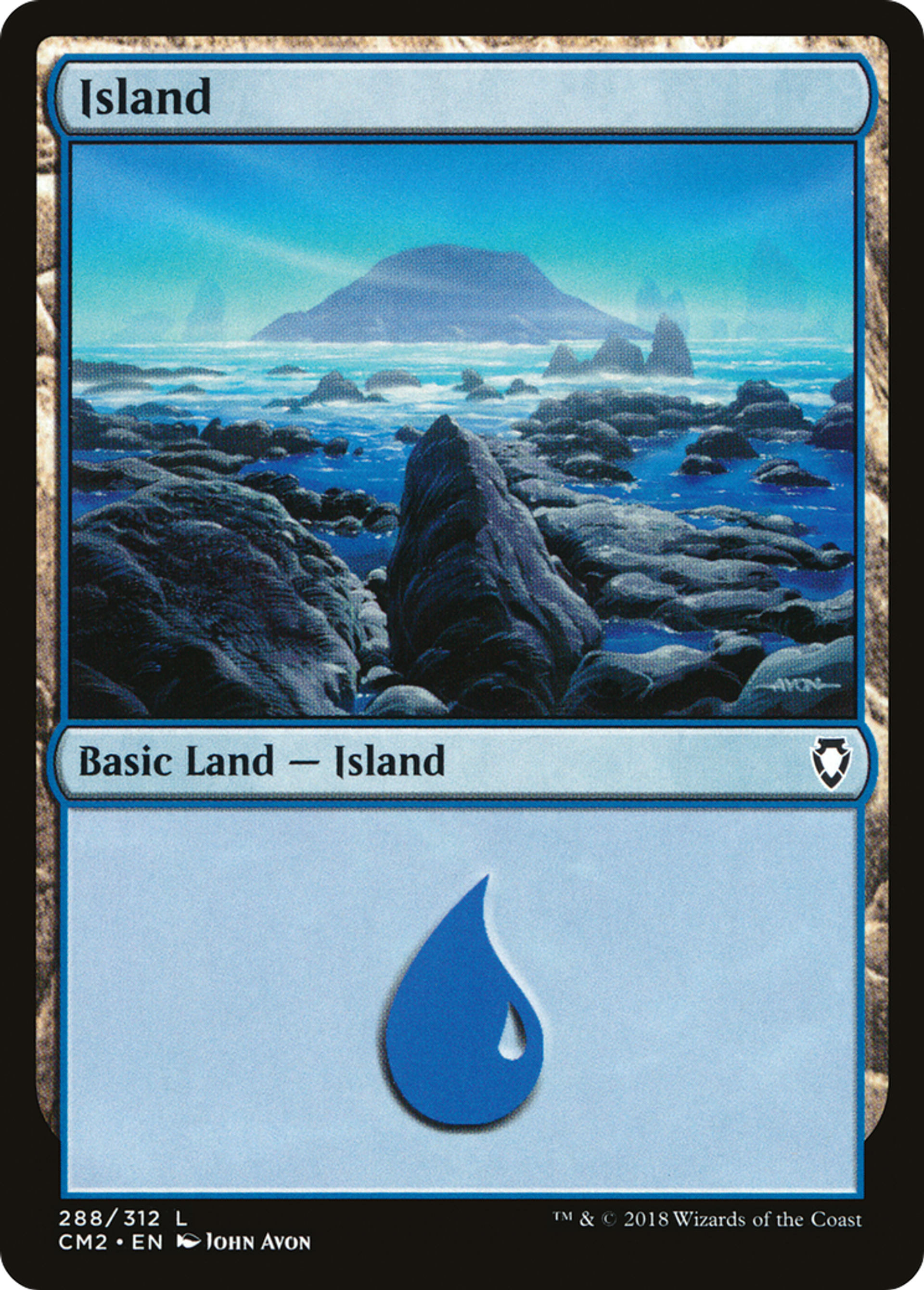 Island — Commander Anthology Volume II — Magic: The Gathering