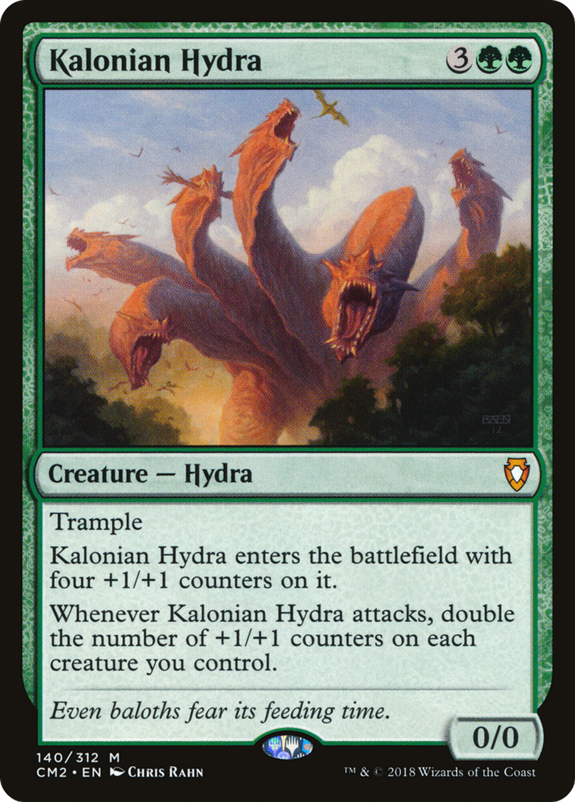 Kalonian Hydra — Commander Anthology Volume II — Magic: The Gathering