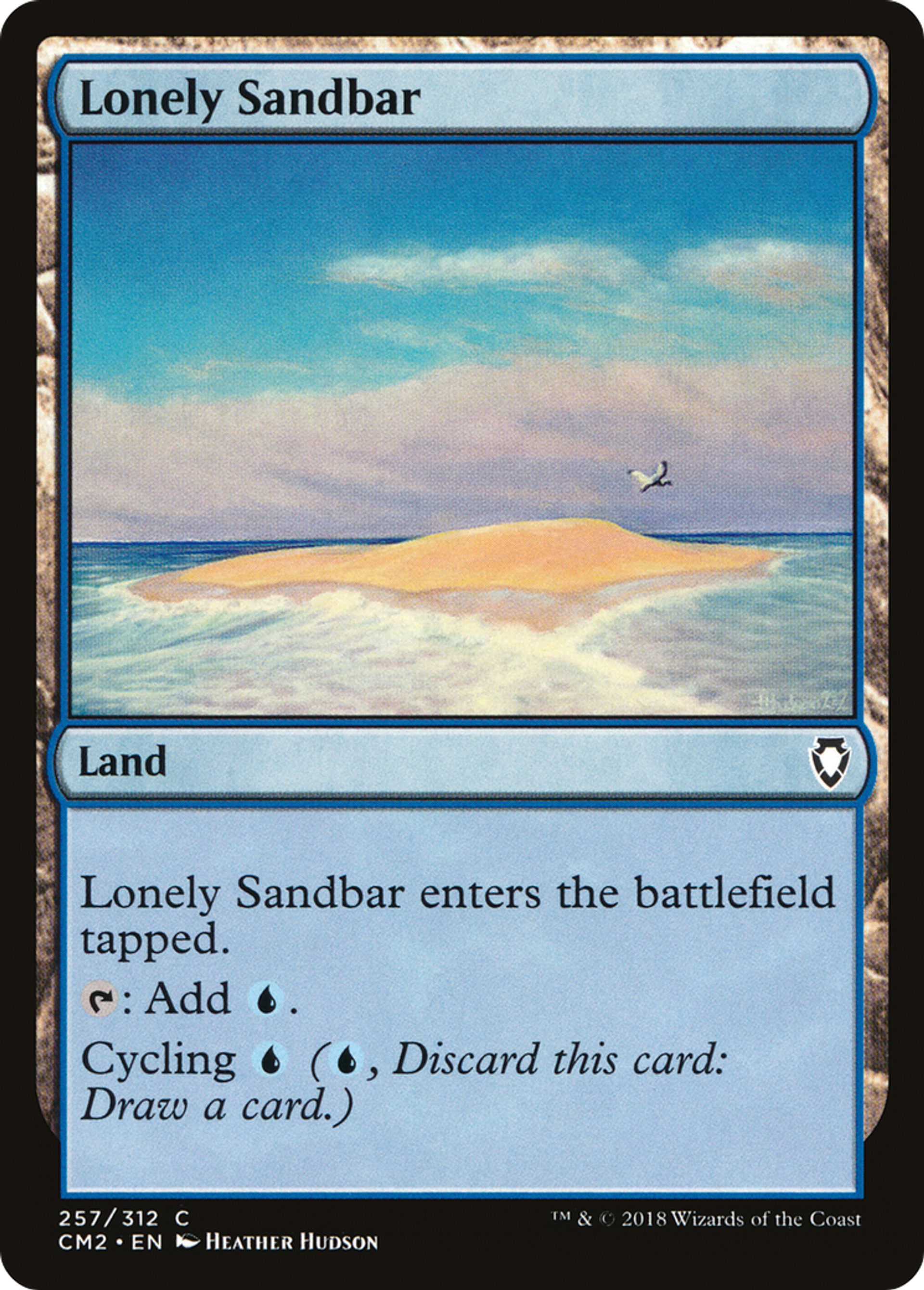 Lonely Sandbar — Commander Anthology Volume II — Magic: The Gathering