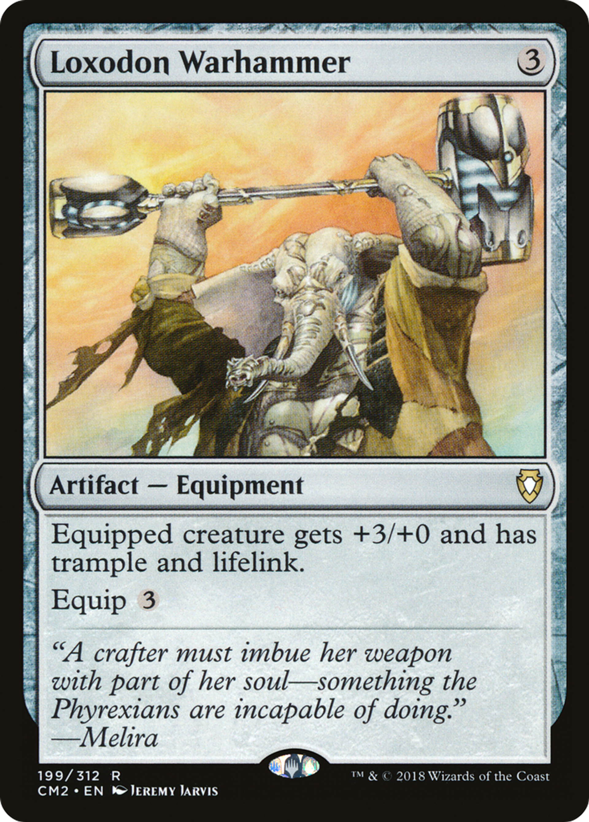 Marteau de guerre loxodon — Commander Anthology Volume II — Magic: The Gathering