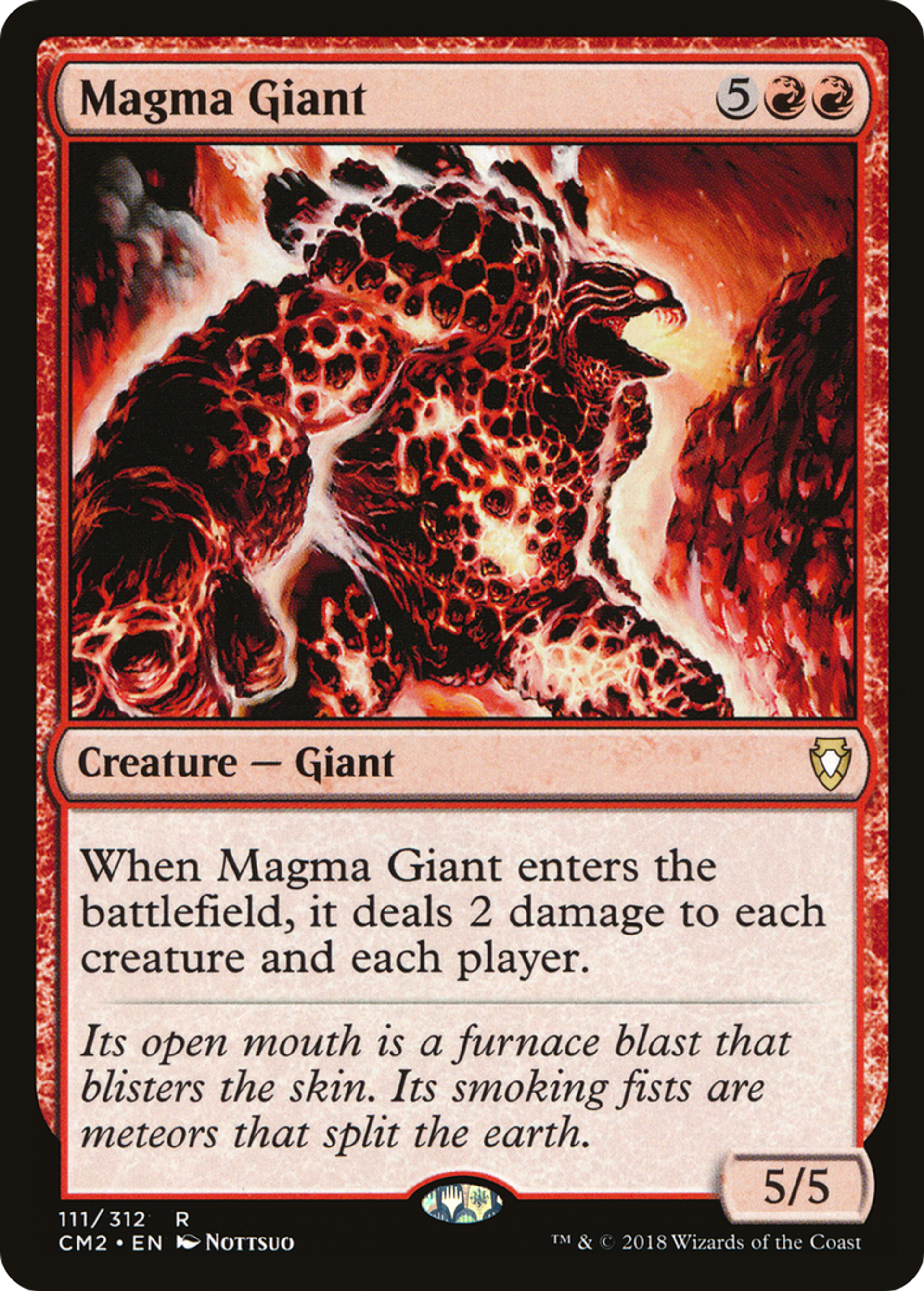 Magma Giant — Commander Anthology Volume II — Magic: The Gathering