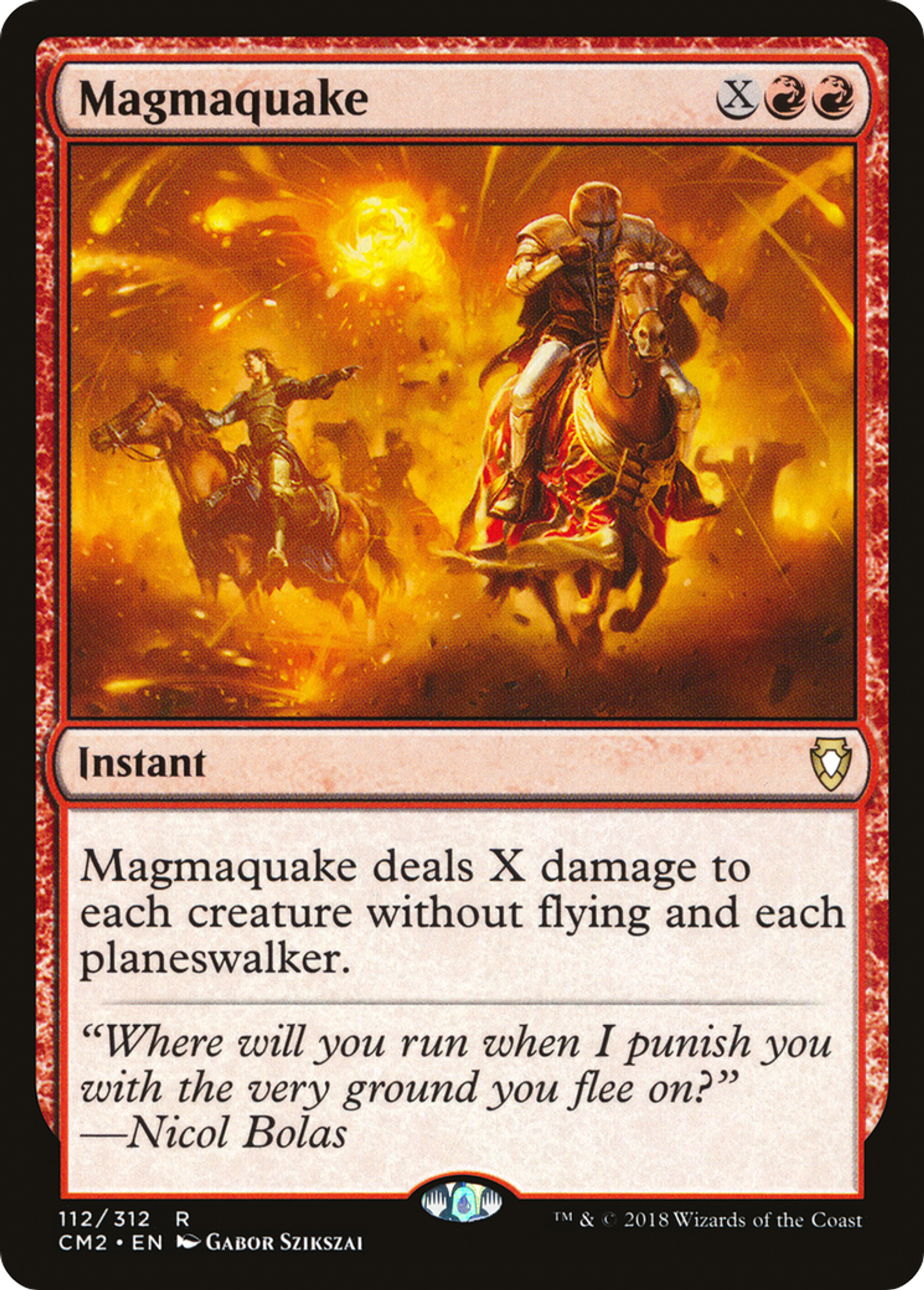 Magmaquake — Commander Anthology Volume II — Magic: The Gathering