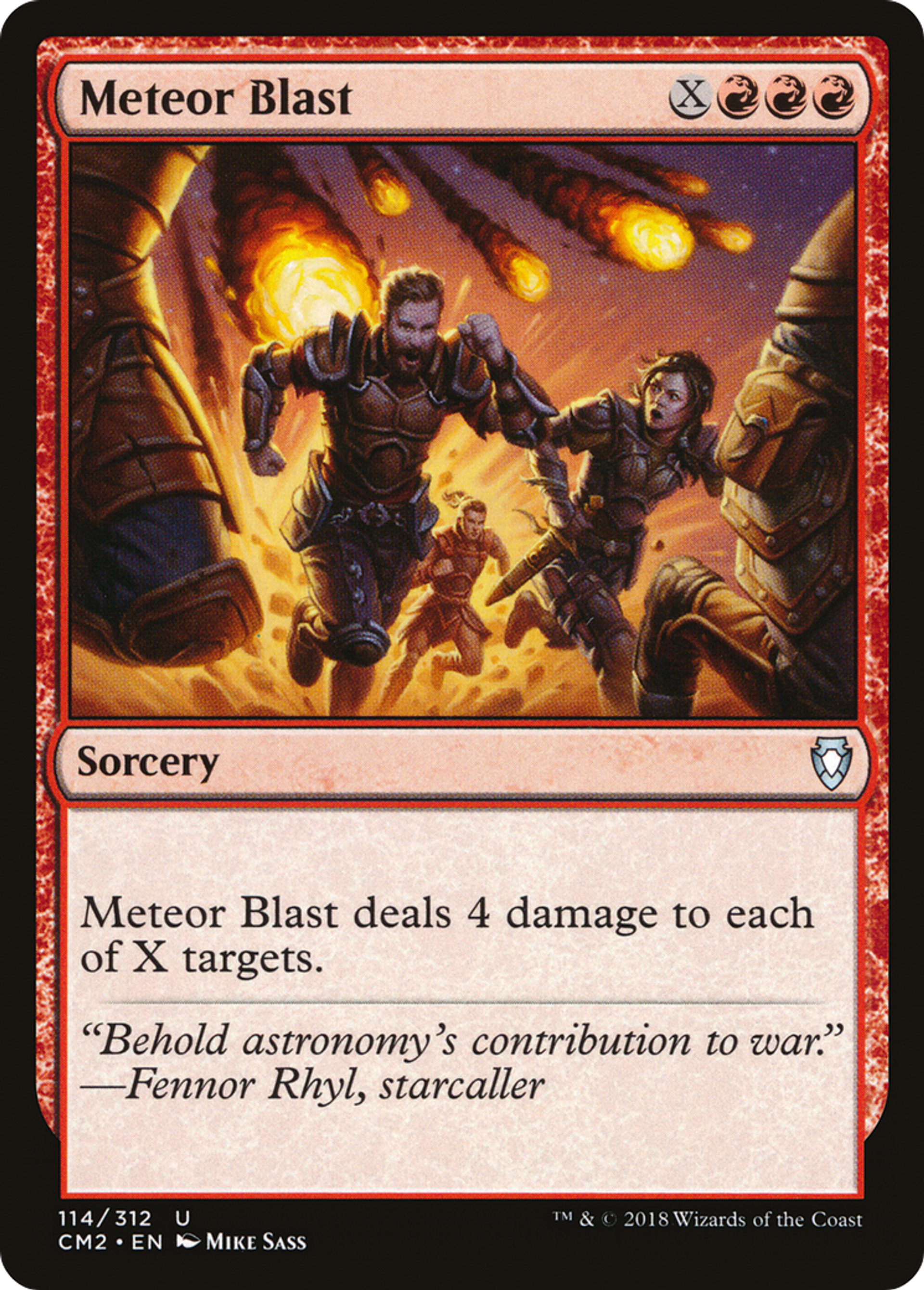 Meteor Blast — Commander Anthology Volume II — Magic: The Gathering