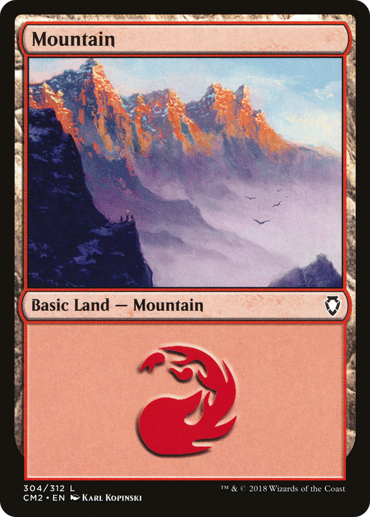 Mountain — Commander Anthology Volume II — Magic: The Gathering