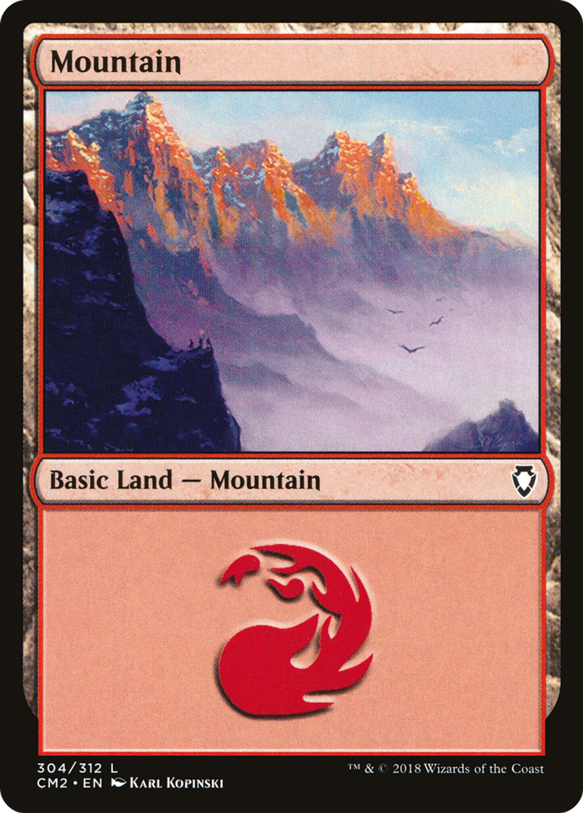 Mountain — Commander Anthology Volume II — Magic: The Gathering