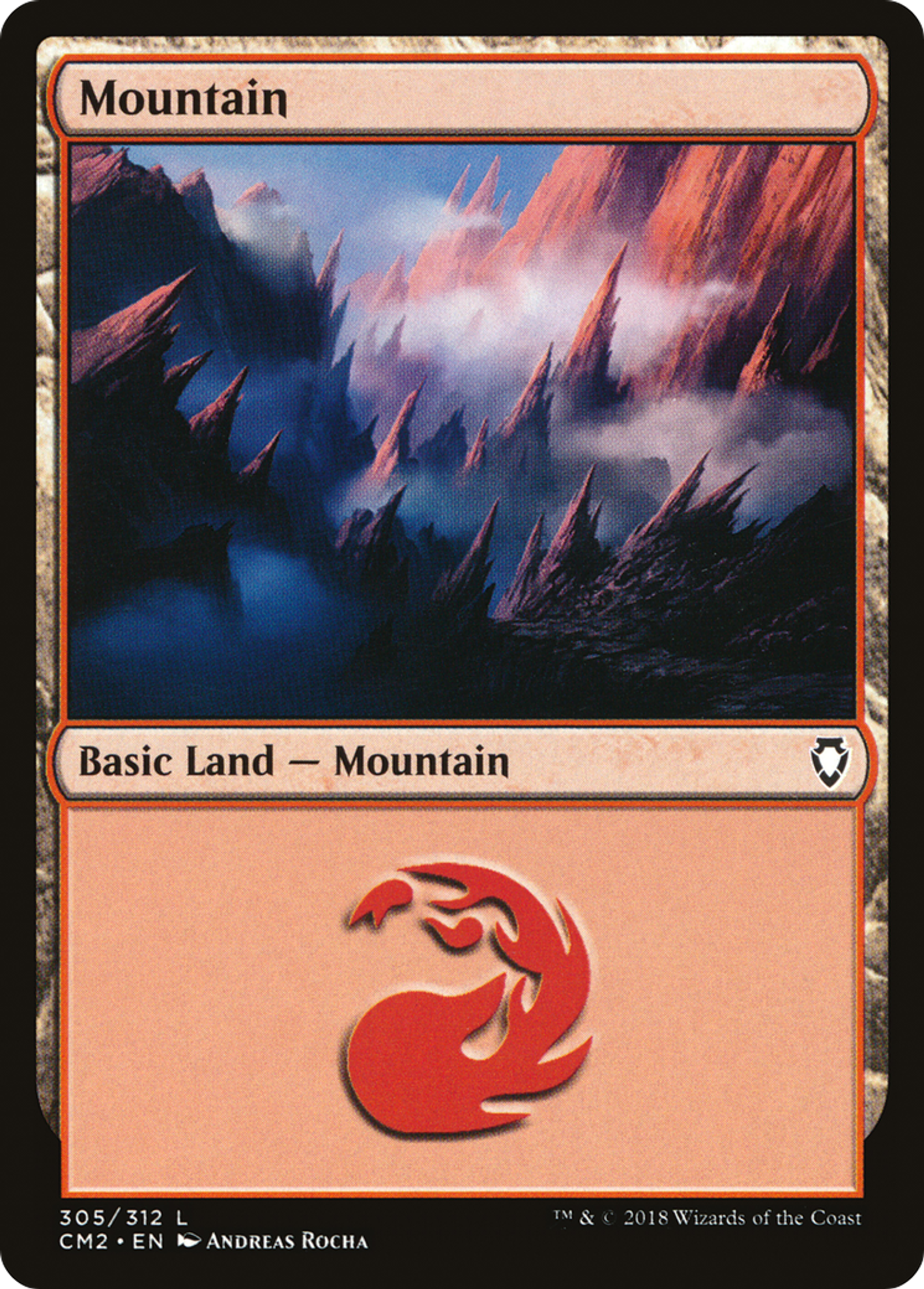 Mountain — Commander Anthology Volume II — Magic: The Gathering