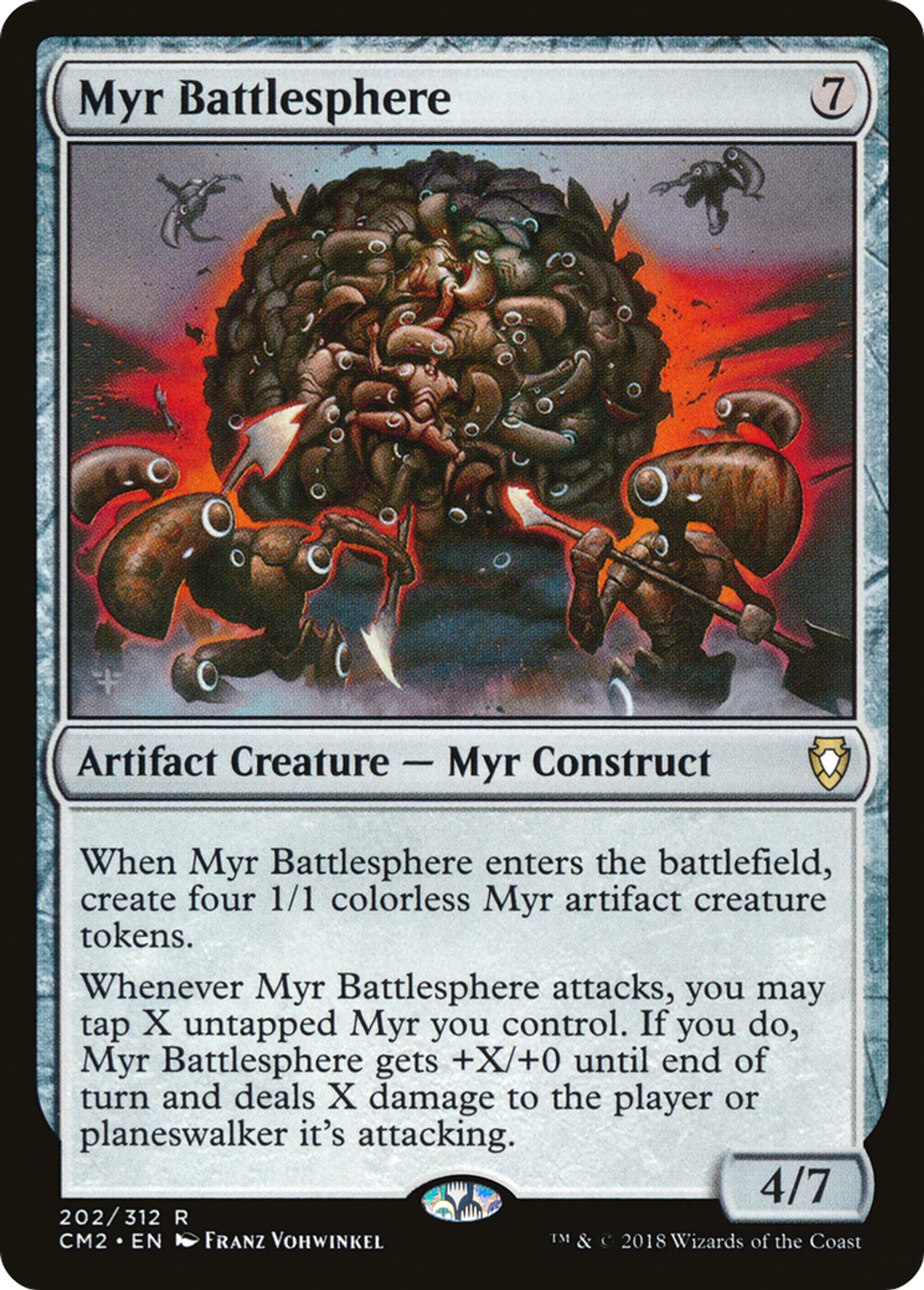 Sphère de bataille myr — Commander Anthology Volume II — Magic: The Gathering