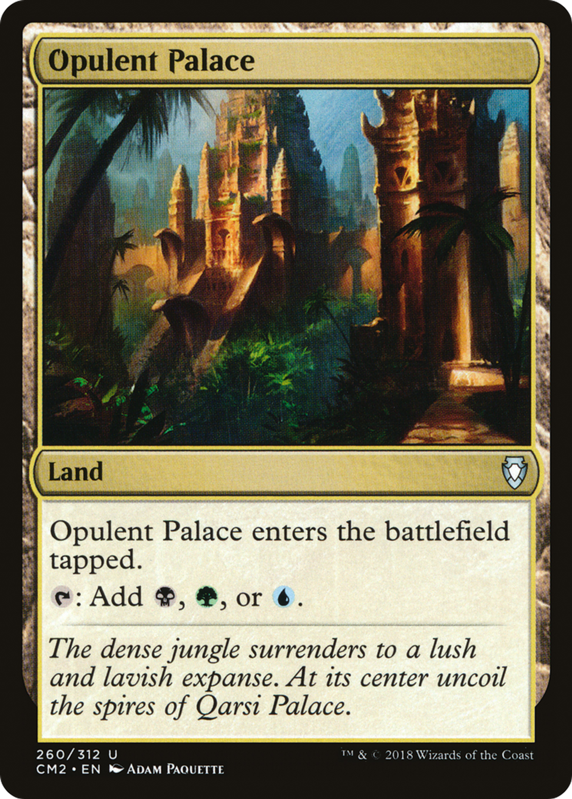 Opulent Palace — Commander Anthology Volume II — Magic: The Gathering