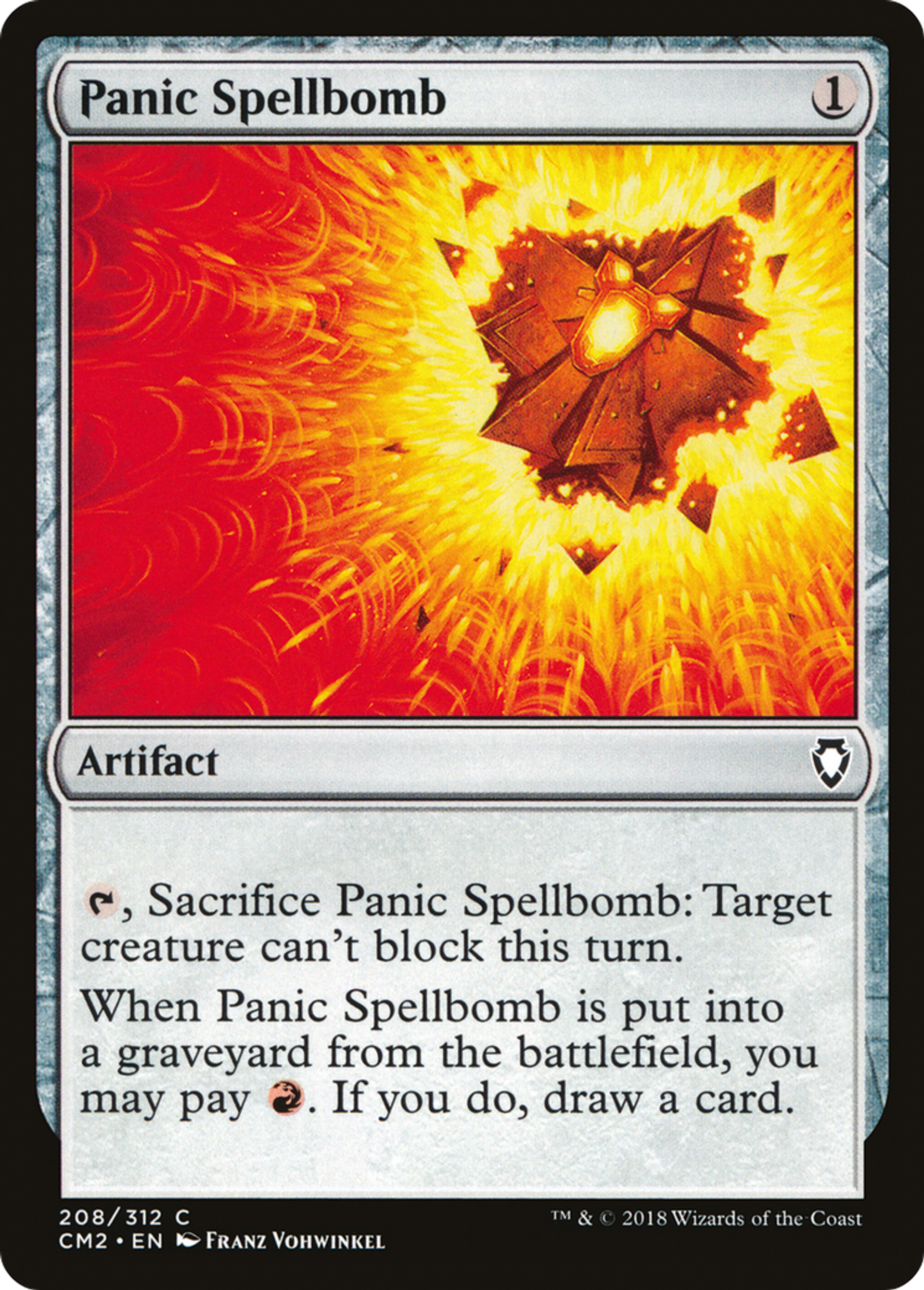 Bombe à sortilèges de panique — Commander Anthology Volume II — Magic: The Gathering