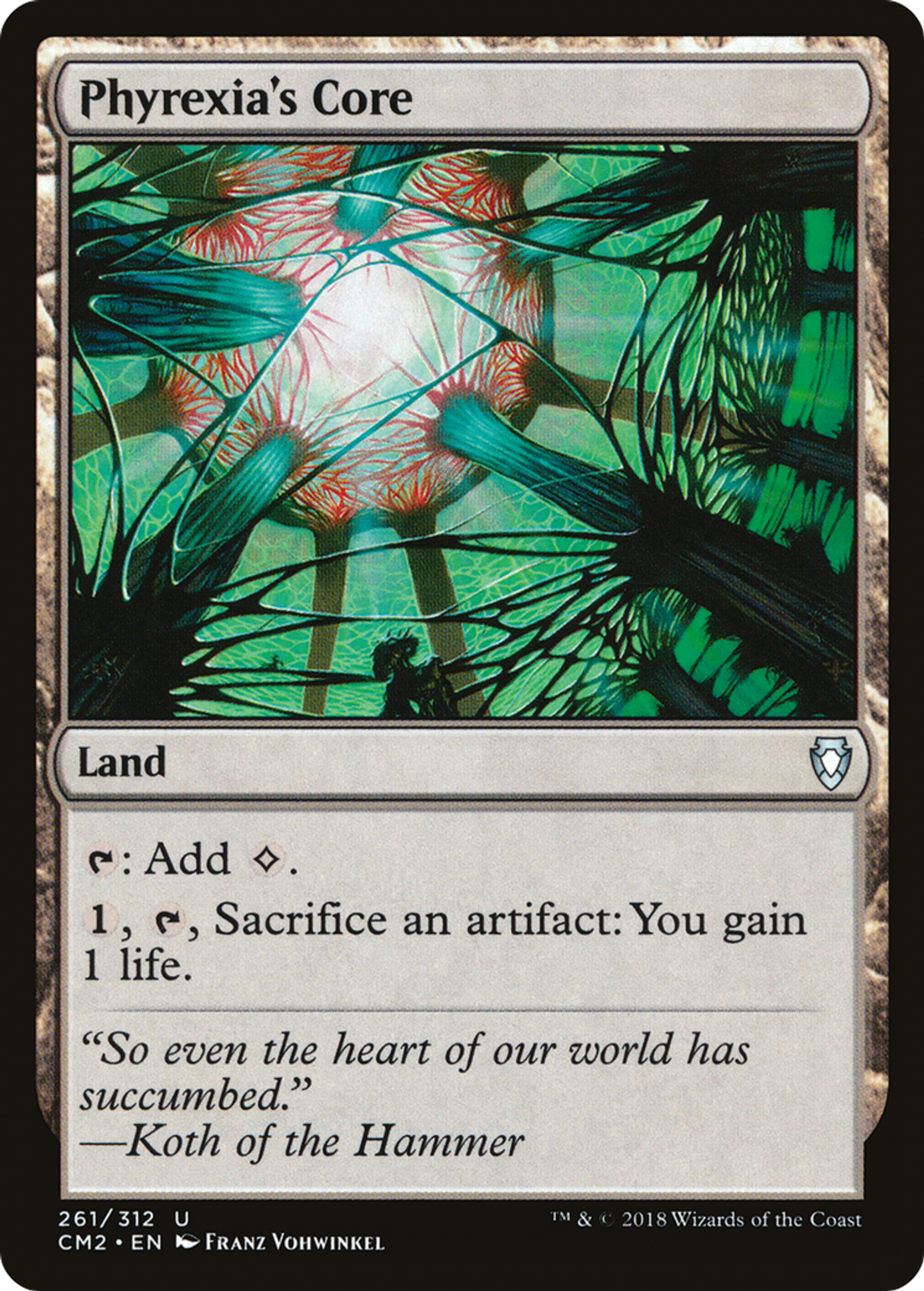 Phyrexia's Core — Commander Anthology Volume II — Magic: The Gathering