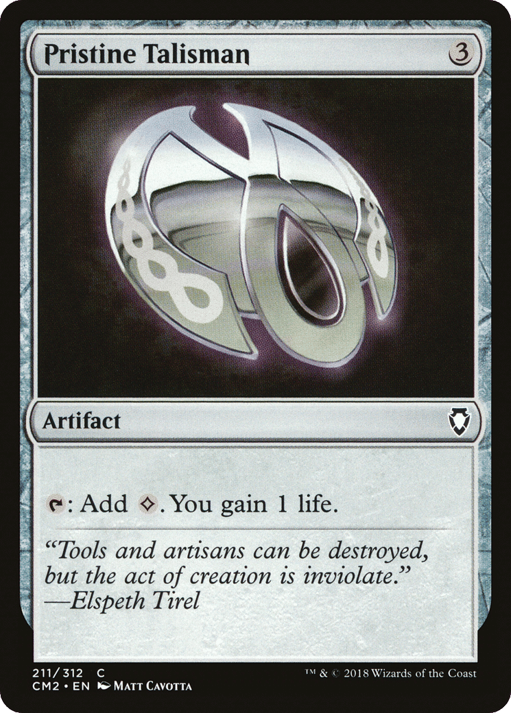 Pristine Talisman — Commander Anthology Volume II — Magic: The Gathering