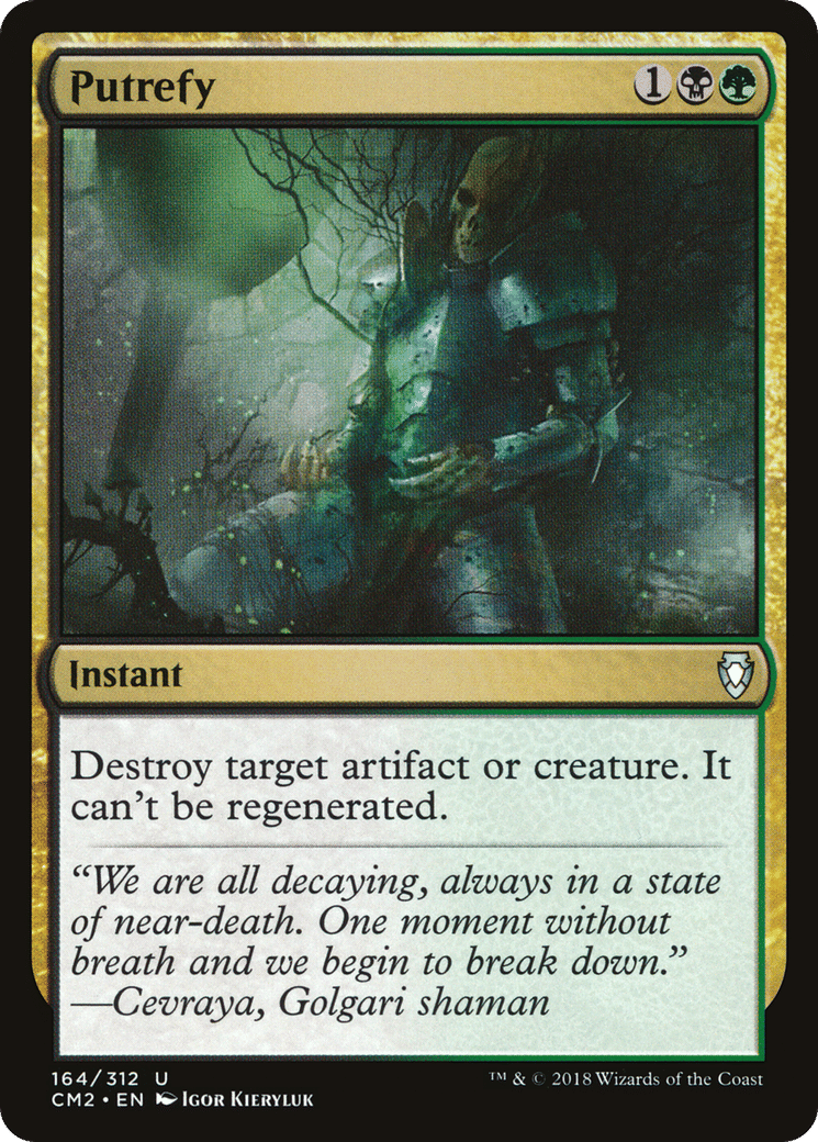 Putrefy — Commander Anthology Volume II — Magic: The Gathering
