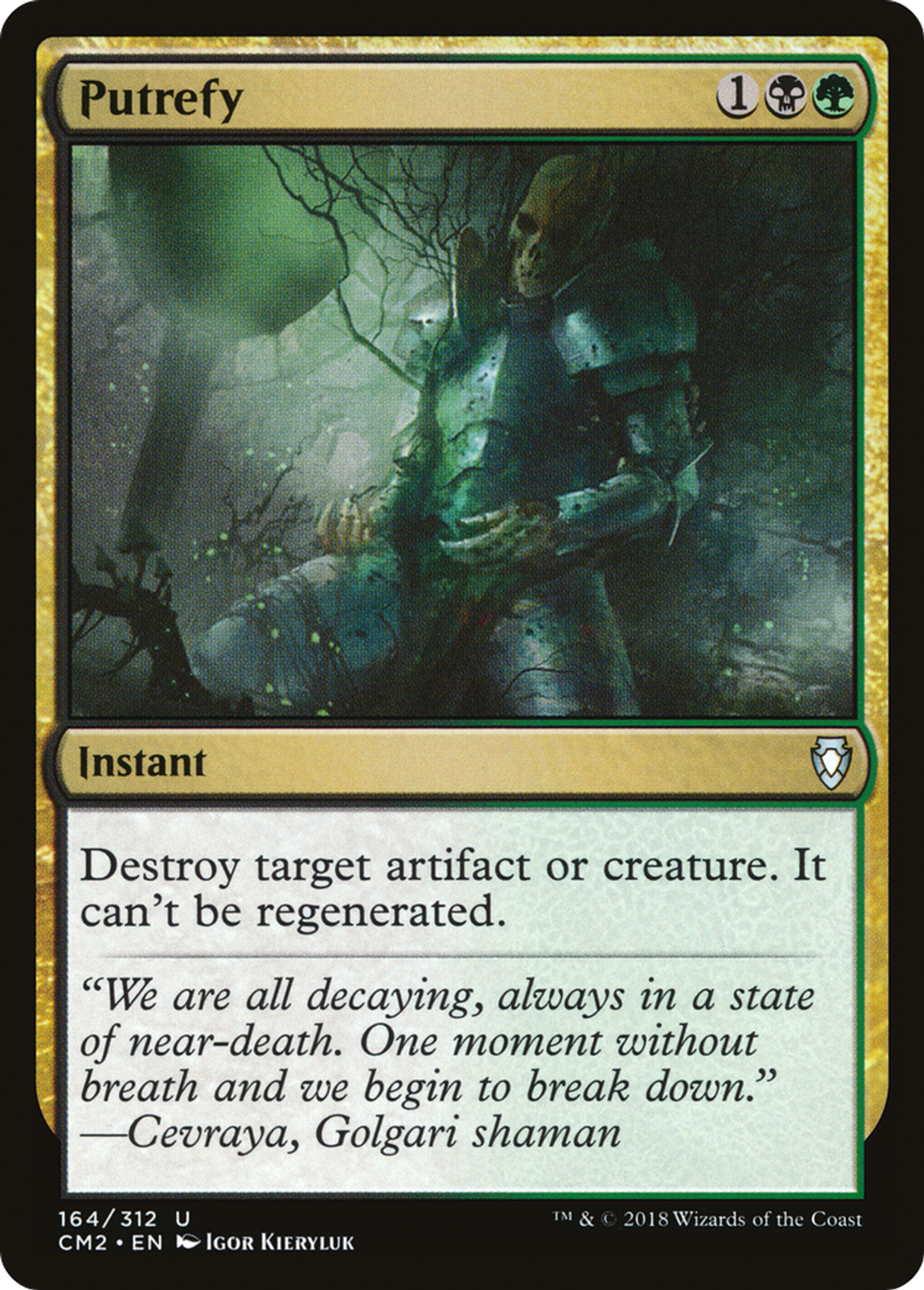 Putrefy — Commander Anthology Volume II — Magic: The Gathering