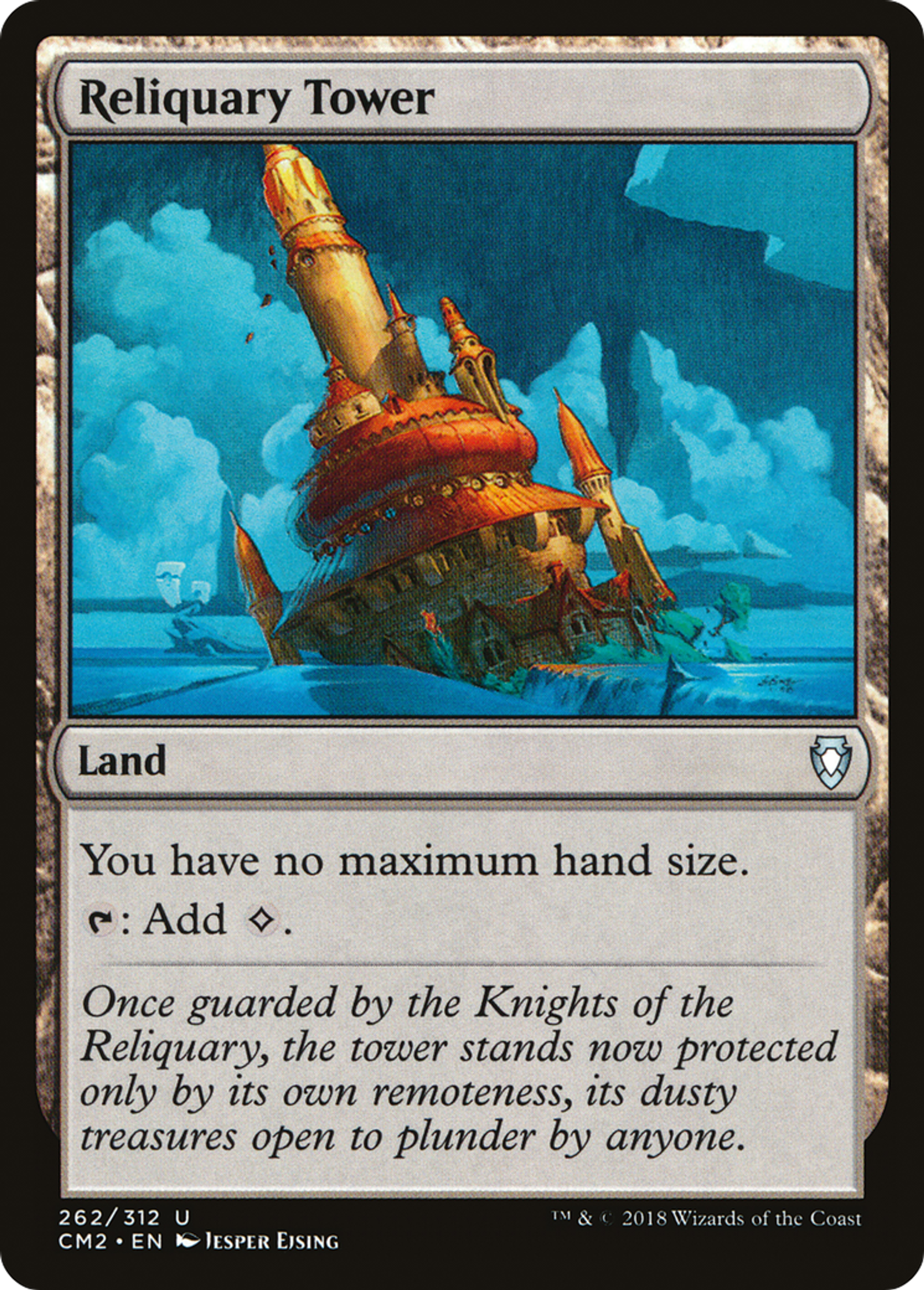 Reliquary Tower — Commander Anthology Volume II — Magic: The Gathering