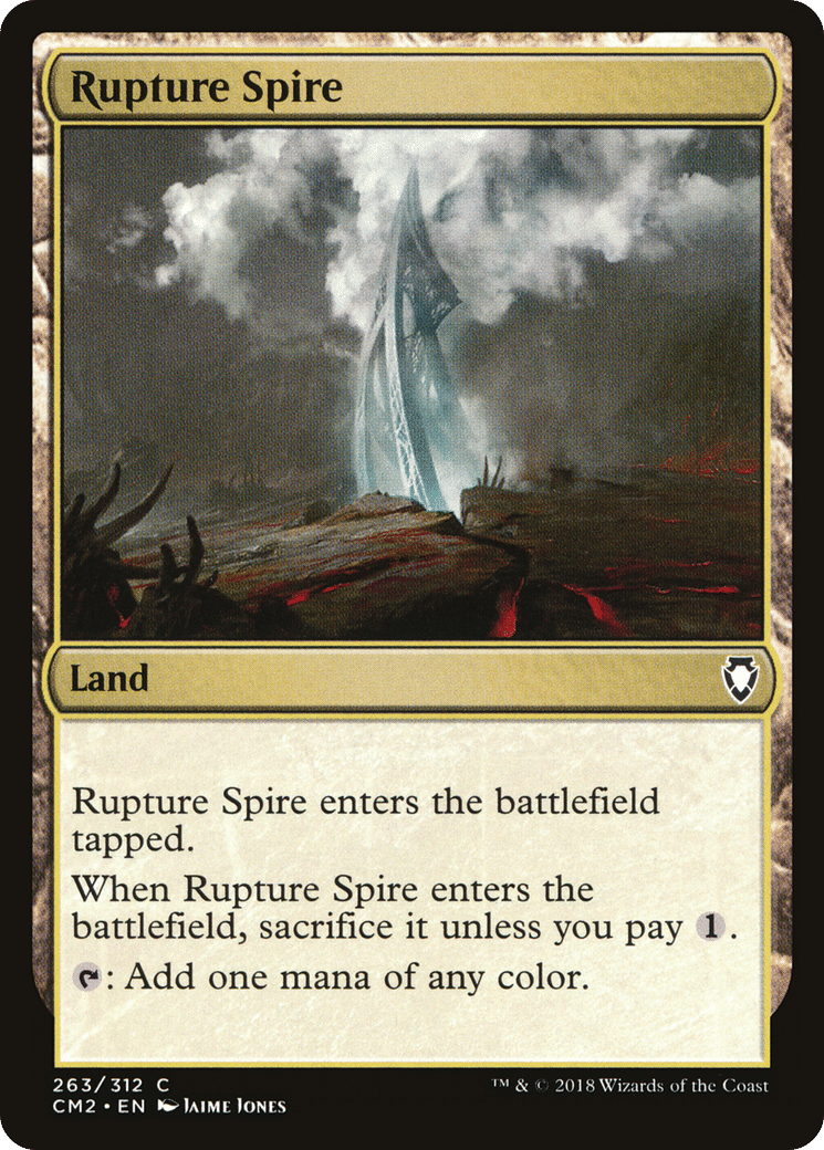 Rupture Spire — Commander Anthology Volume II — Magic: The Gathering