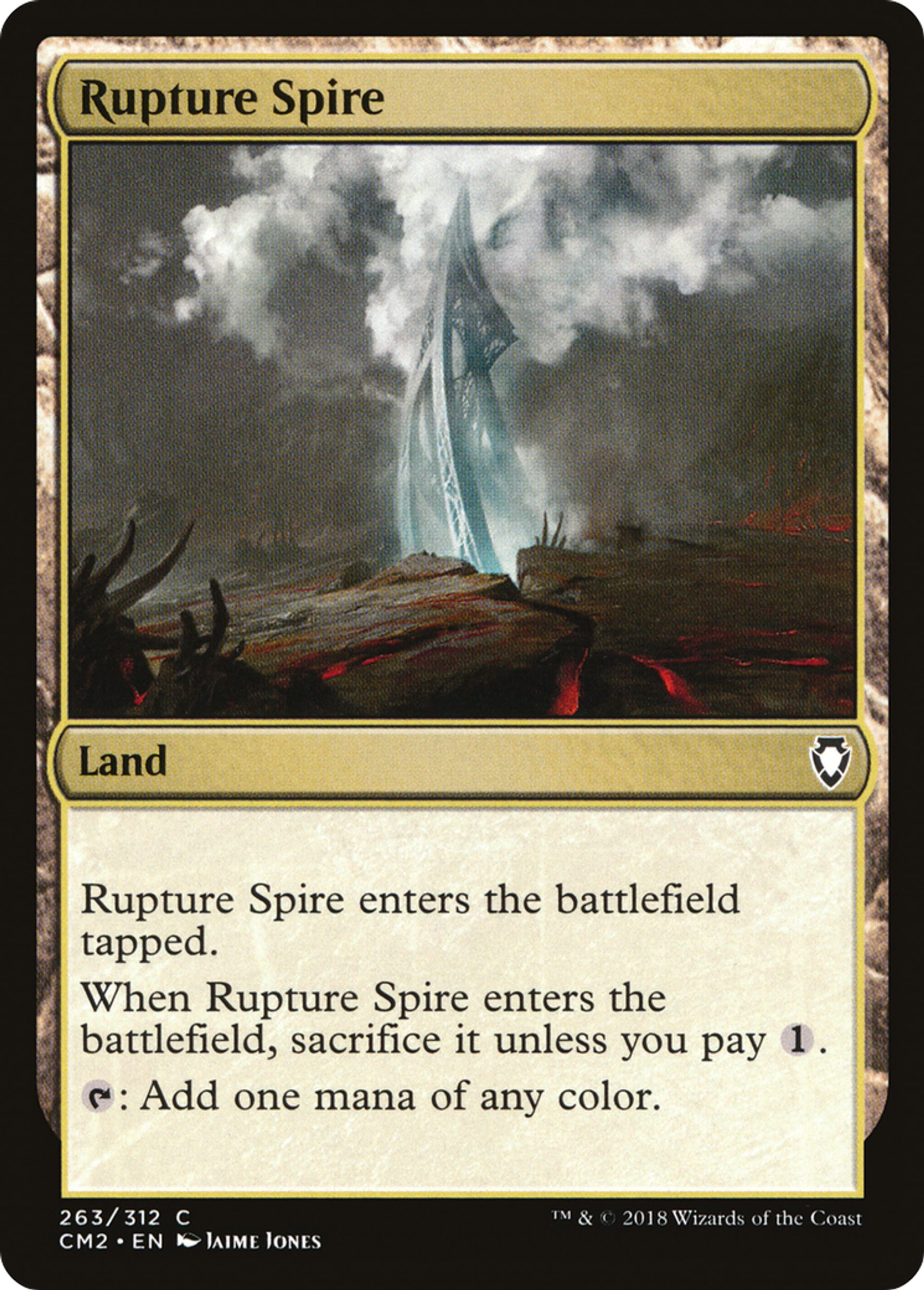 Rupture Spire — Commander Anthology Volume II — Magic: The Gathering
