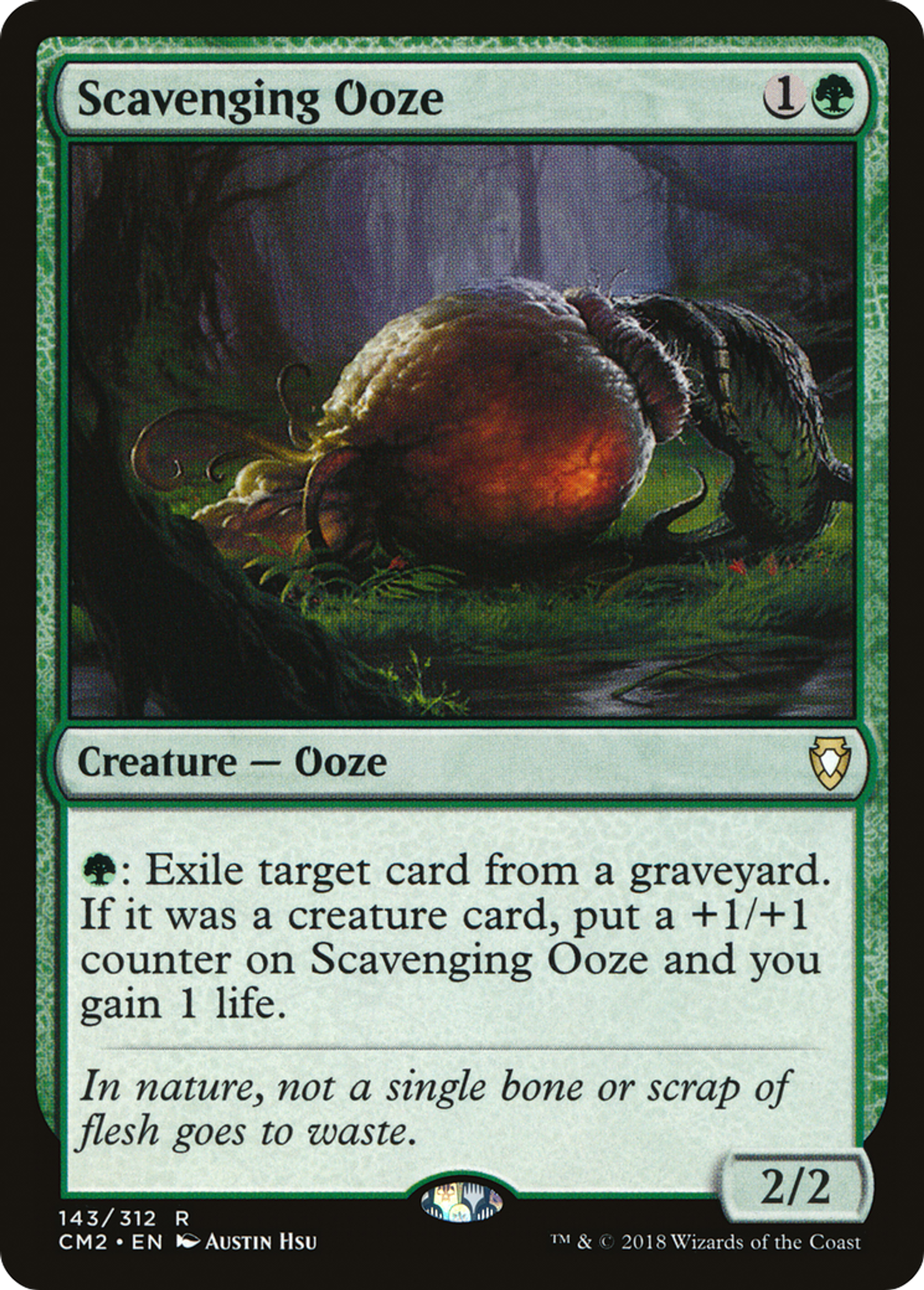 Scavenging Ooze — Commander Anthology Volume II — Magic: The Gathering
