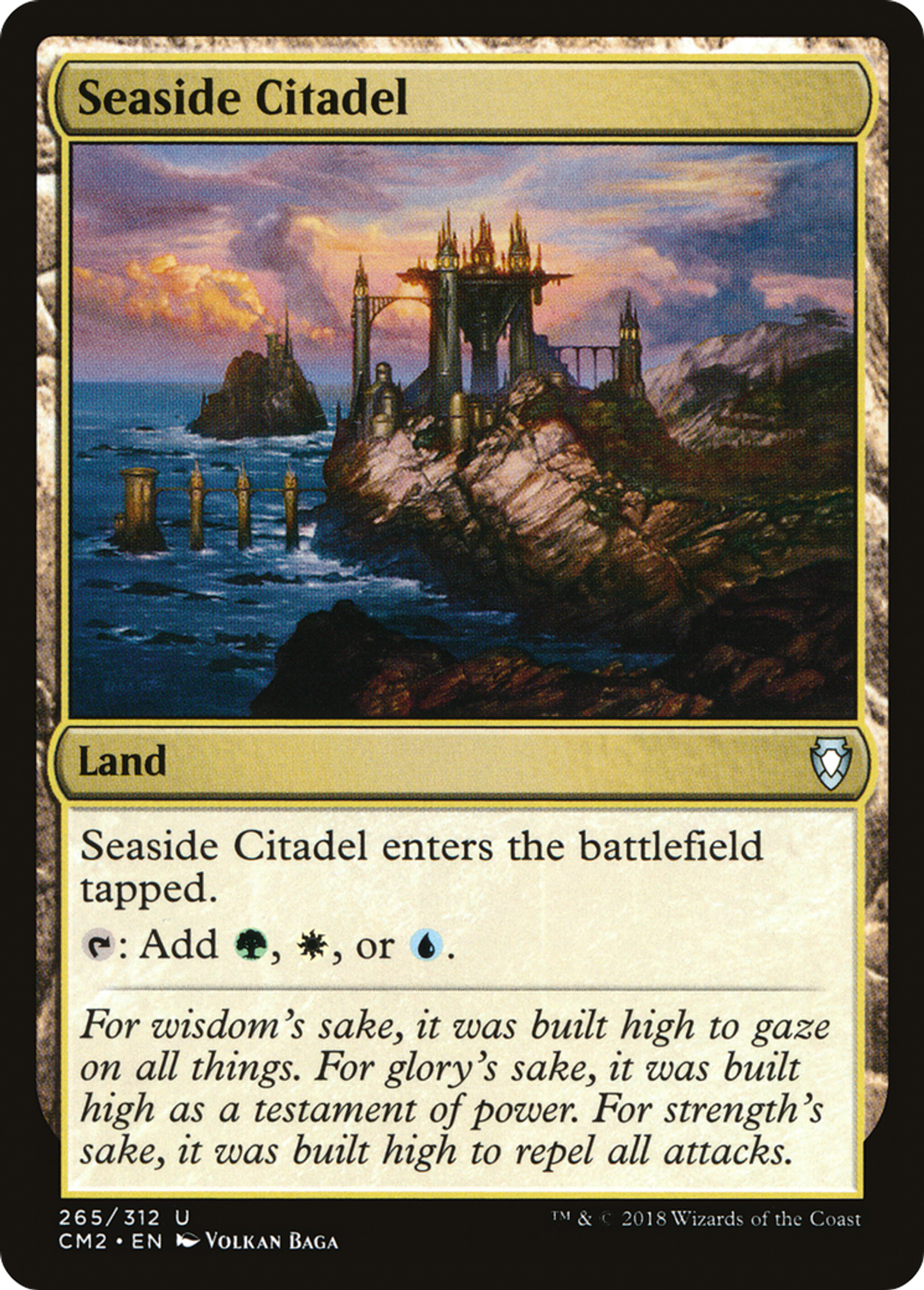 Seaside Citadel — Commander Anthology Volume II — Magic: The Gathering
