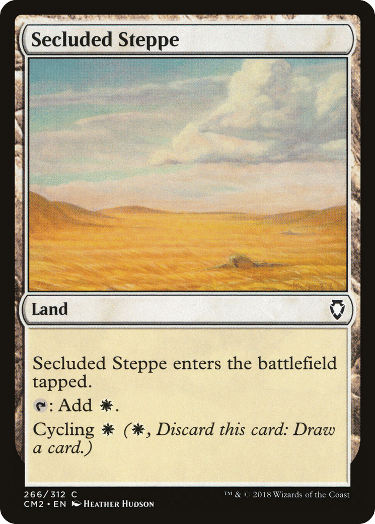 Secluded Steppe — Commander Anthology Volume II — Magic: The Gathering