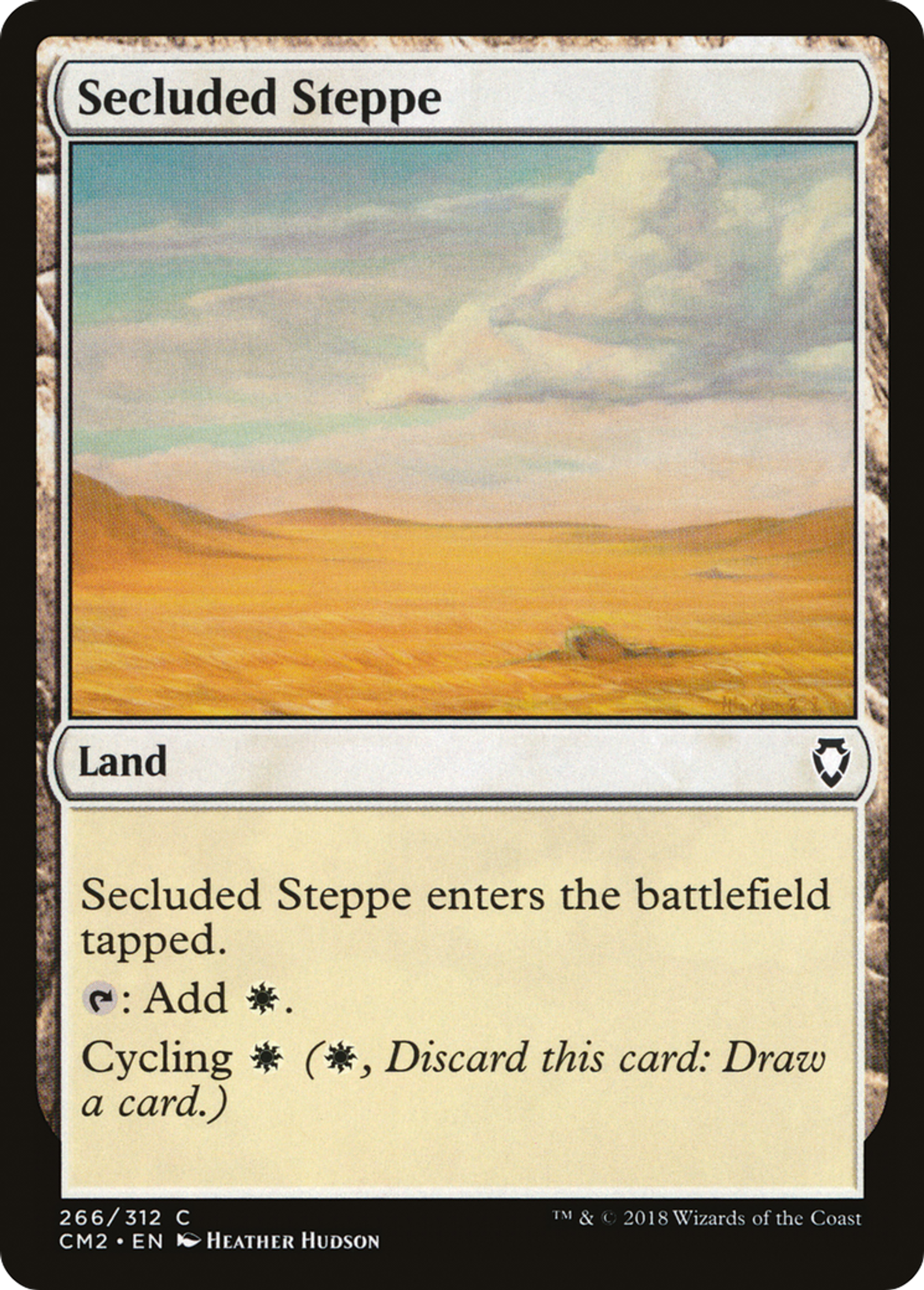Secluded Steppe — Commander Anthology Volume II — Magic: The Gathering