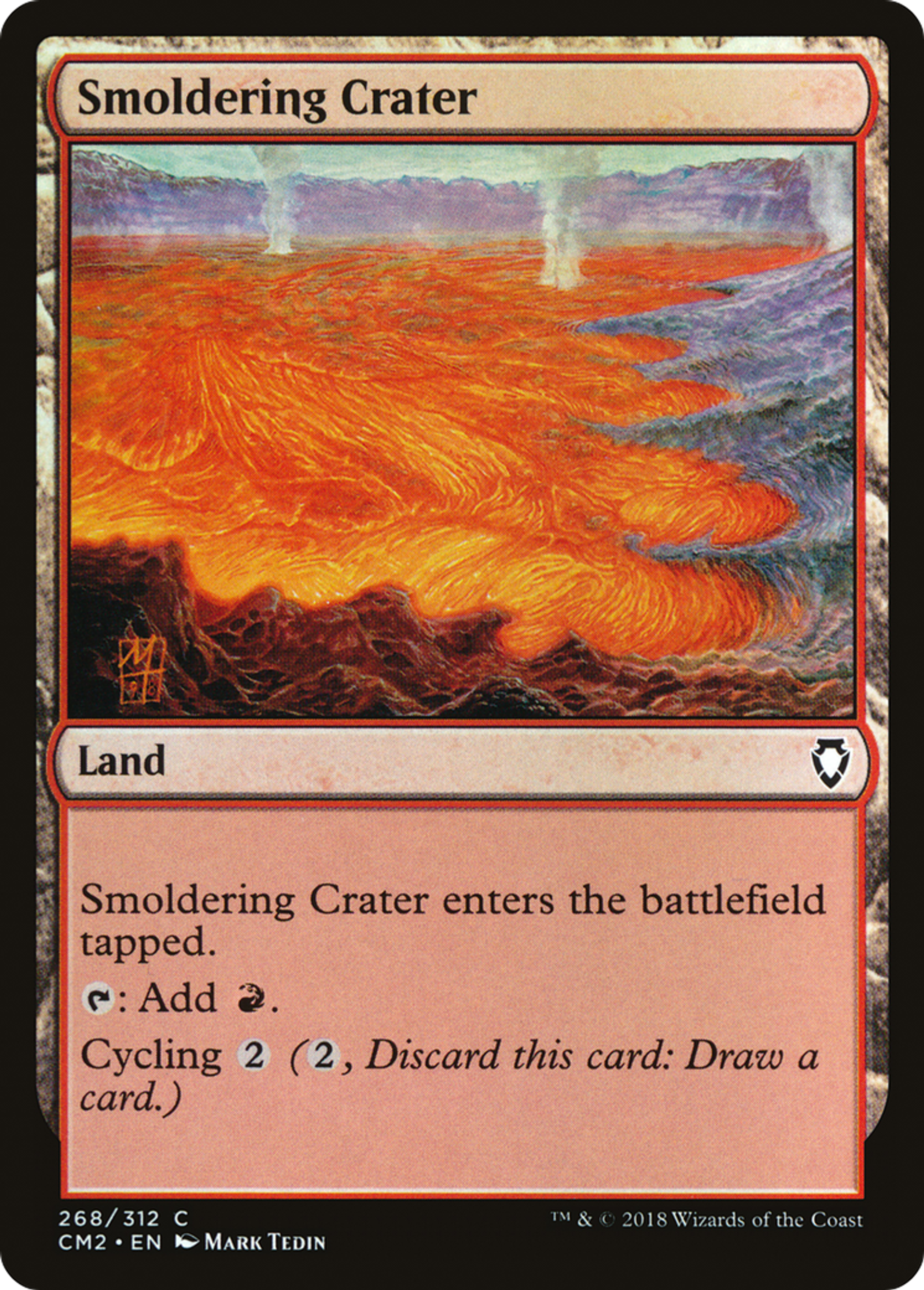 Smoldering Crater — Commander Anthology Volume II — Magic: The Gathering