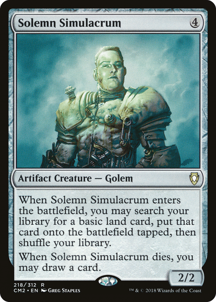 Solemn Simulacrum — Commander Anthology Volume II — Magic: The Gathering