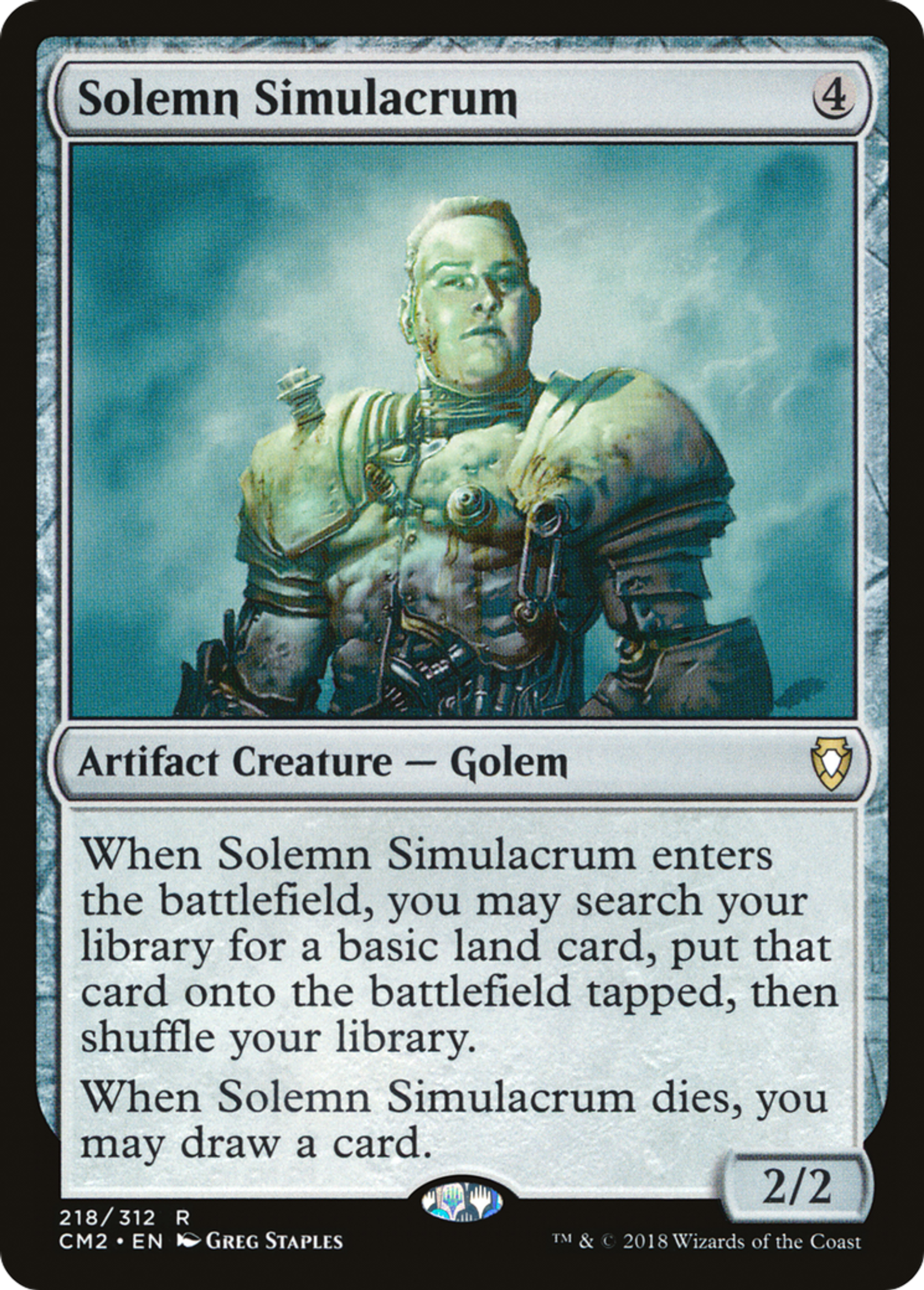 Simulacre solennel — Commander Anthology Volume II — Magic: The Gathering