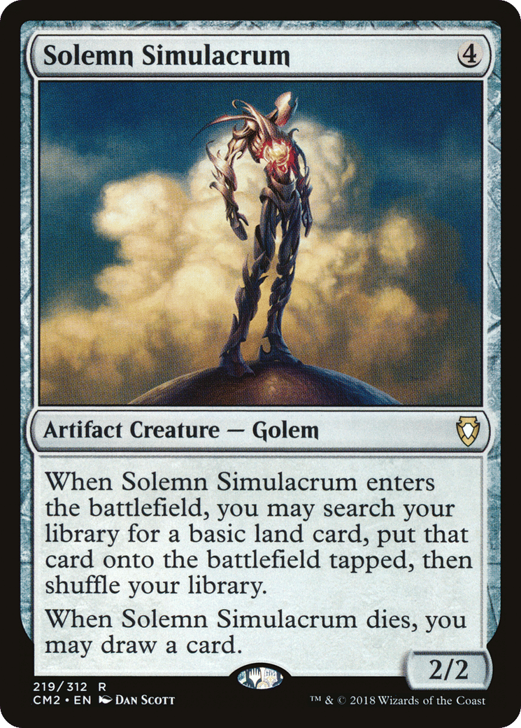 Solemn Simulacrum — Commander Anthology Volume II — Magic: The Gathering