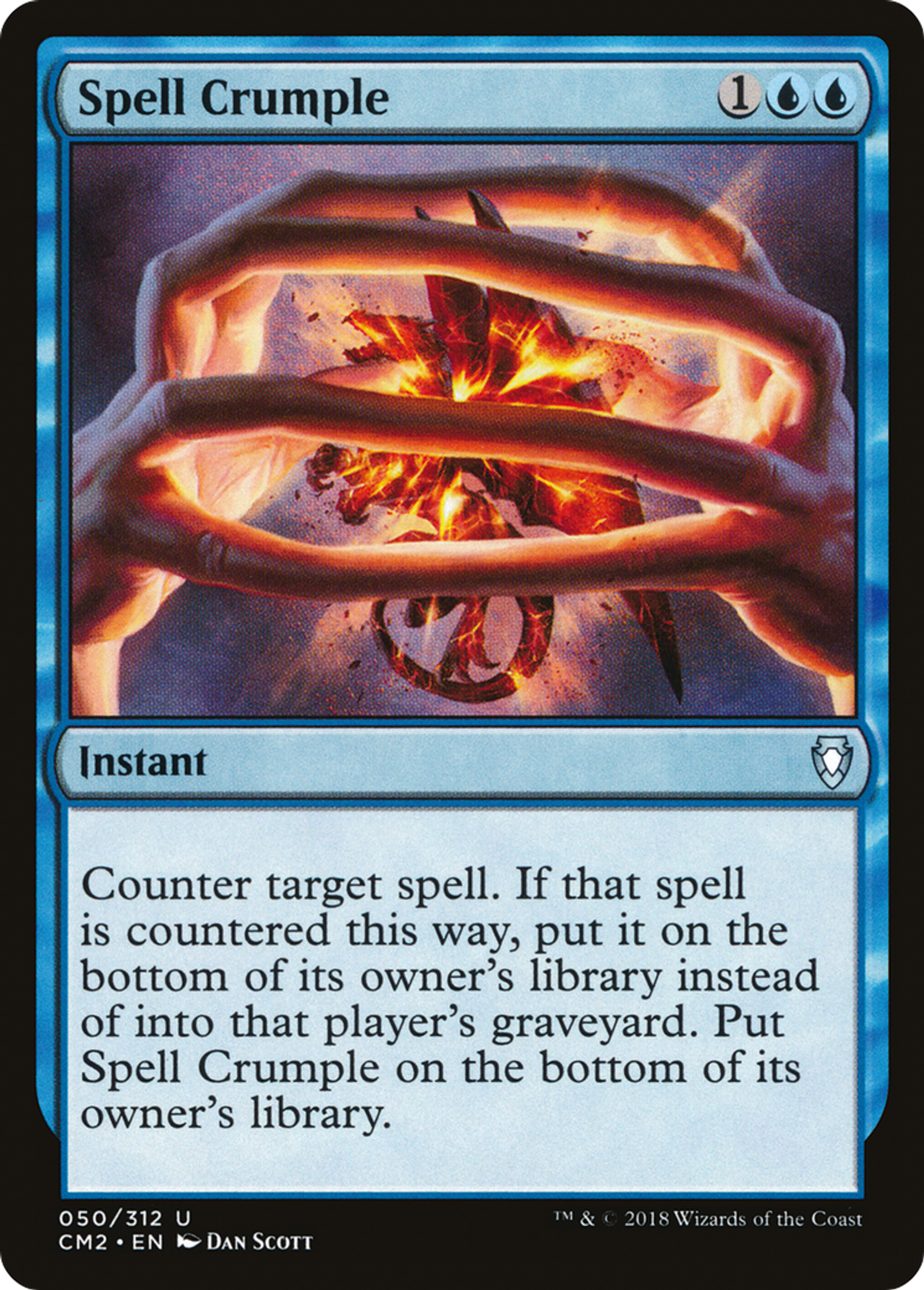 Spell Crumple — Commander Anthology Volume II — Magic: The Gathering