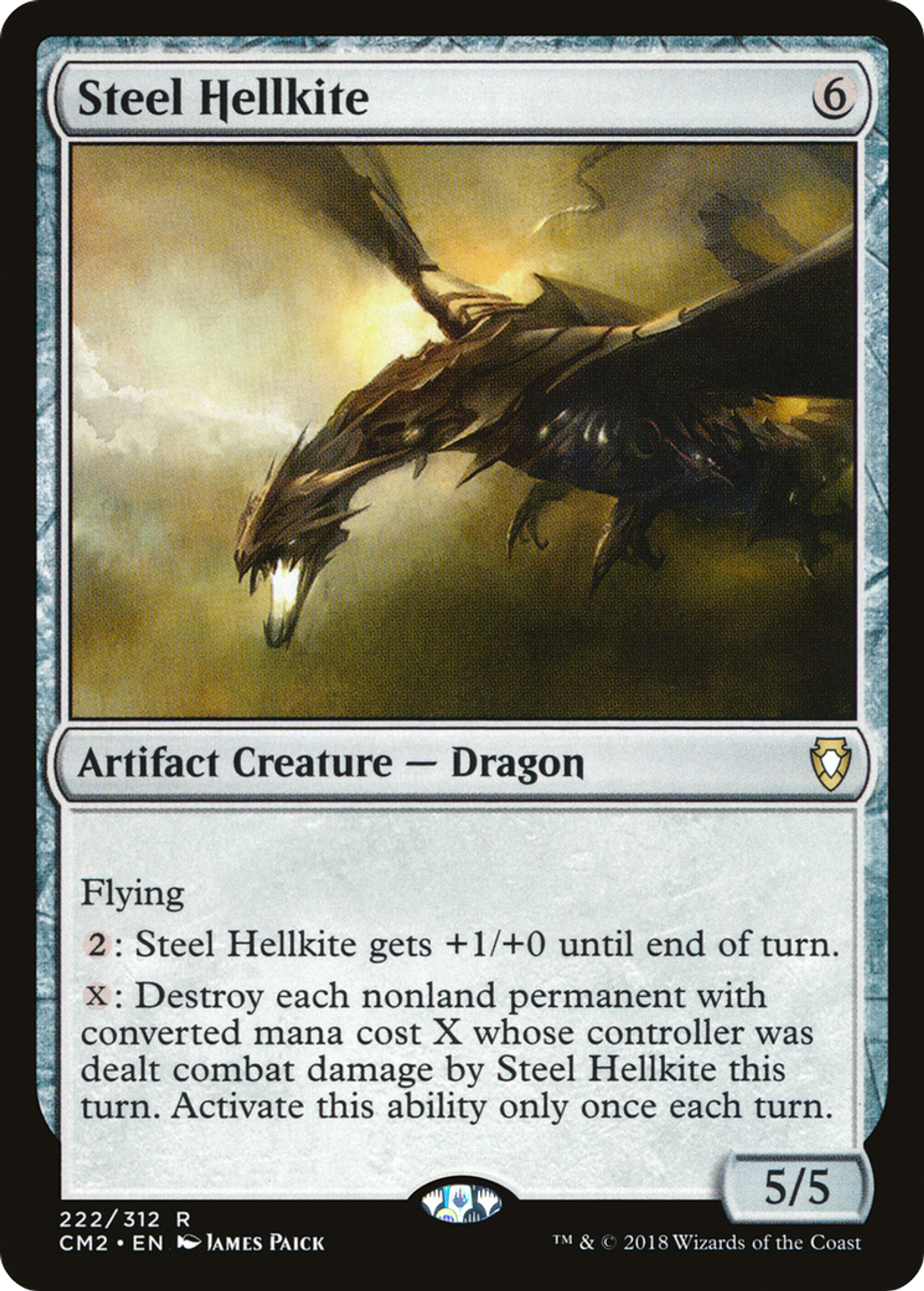 Steel Hellkite — Commander Anthology Volume II — Magic: The Gathering