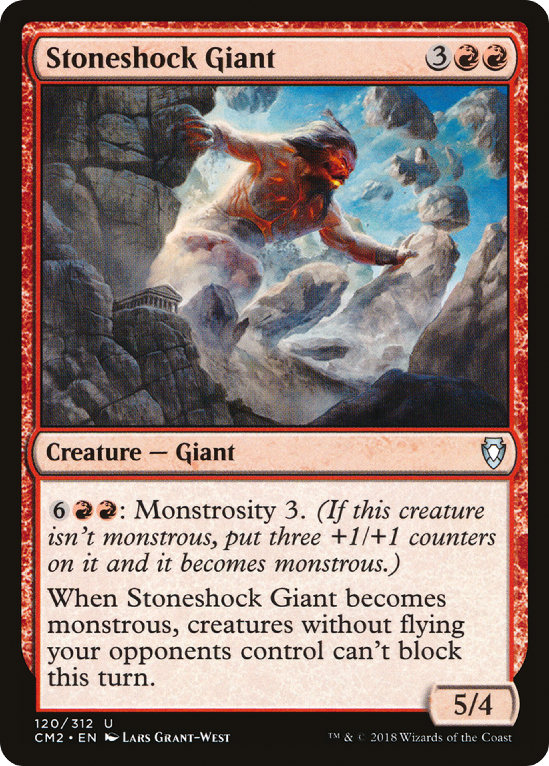 Stoneshock Giant — Commander Anthology Volume II — Magic: The Gathering
