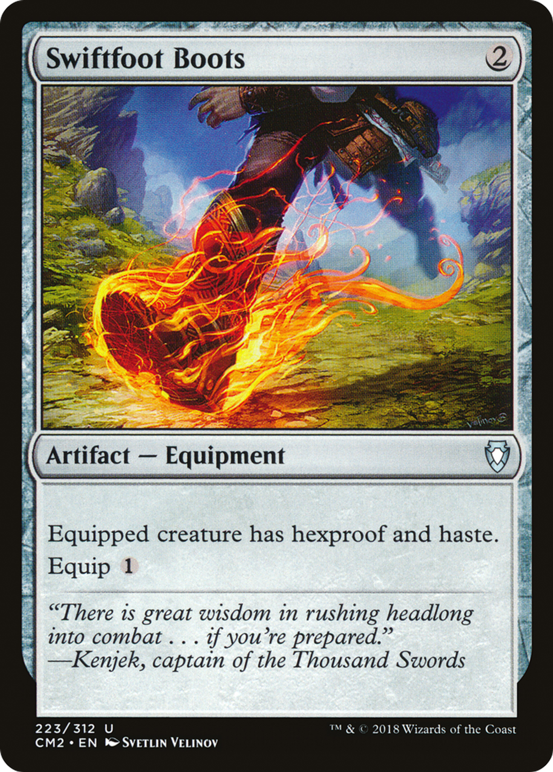 Swiftfoot Boots — Commander Anthology Volume II — Magic: The Gathering
