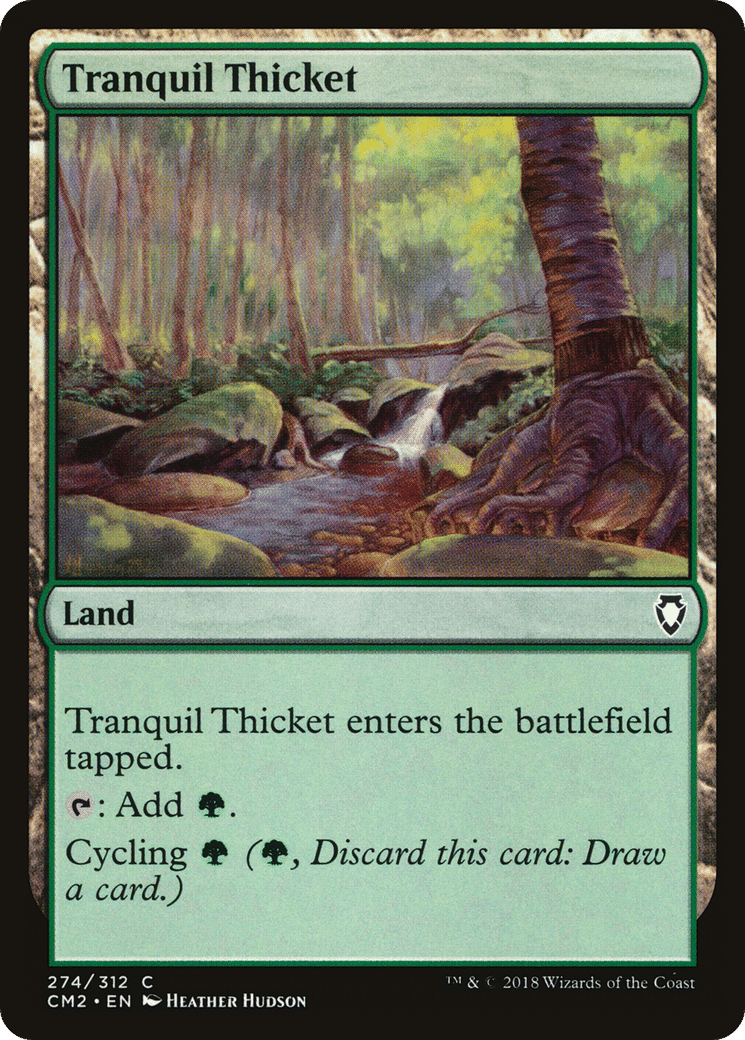 Tranquil Thicket — Commander Anthology Volume II — Magic: The Gathering