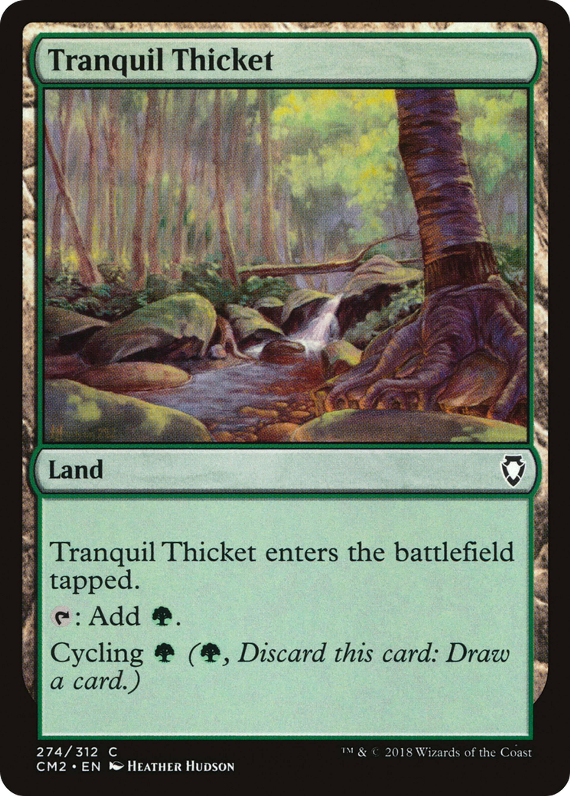 Tranquil Thicket — Commander Anthology Volume II — Magic: The Gathering