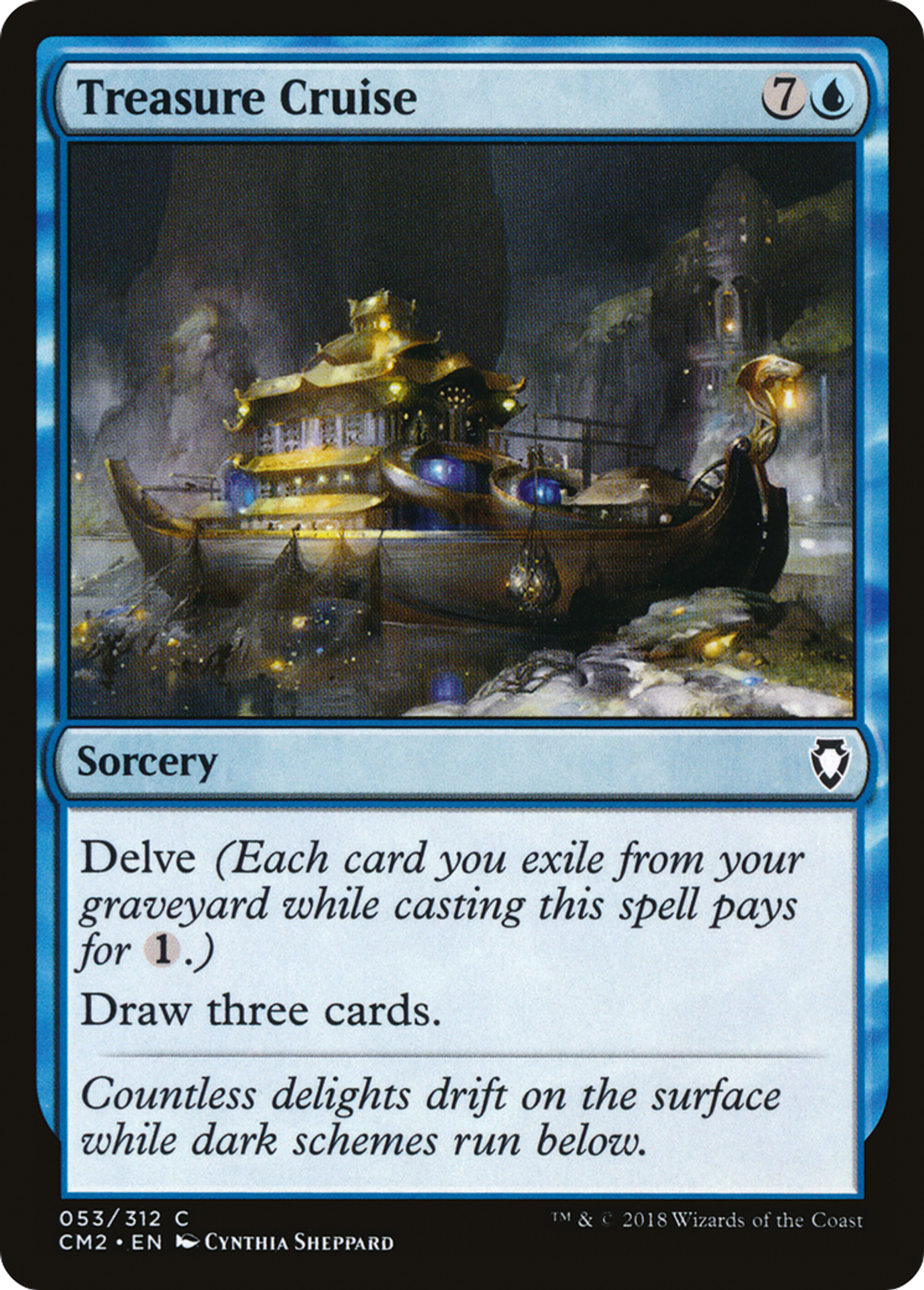 Treasure Cruise — Commander Anthology Volume II — Magic: The Gathering